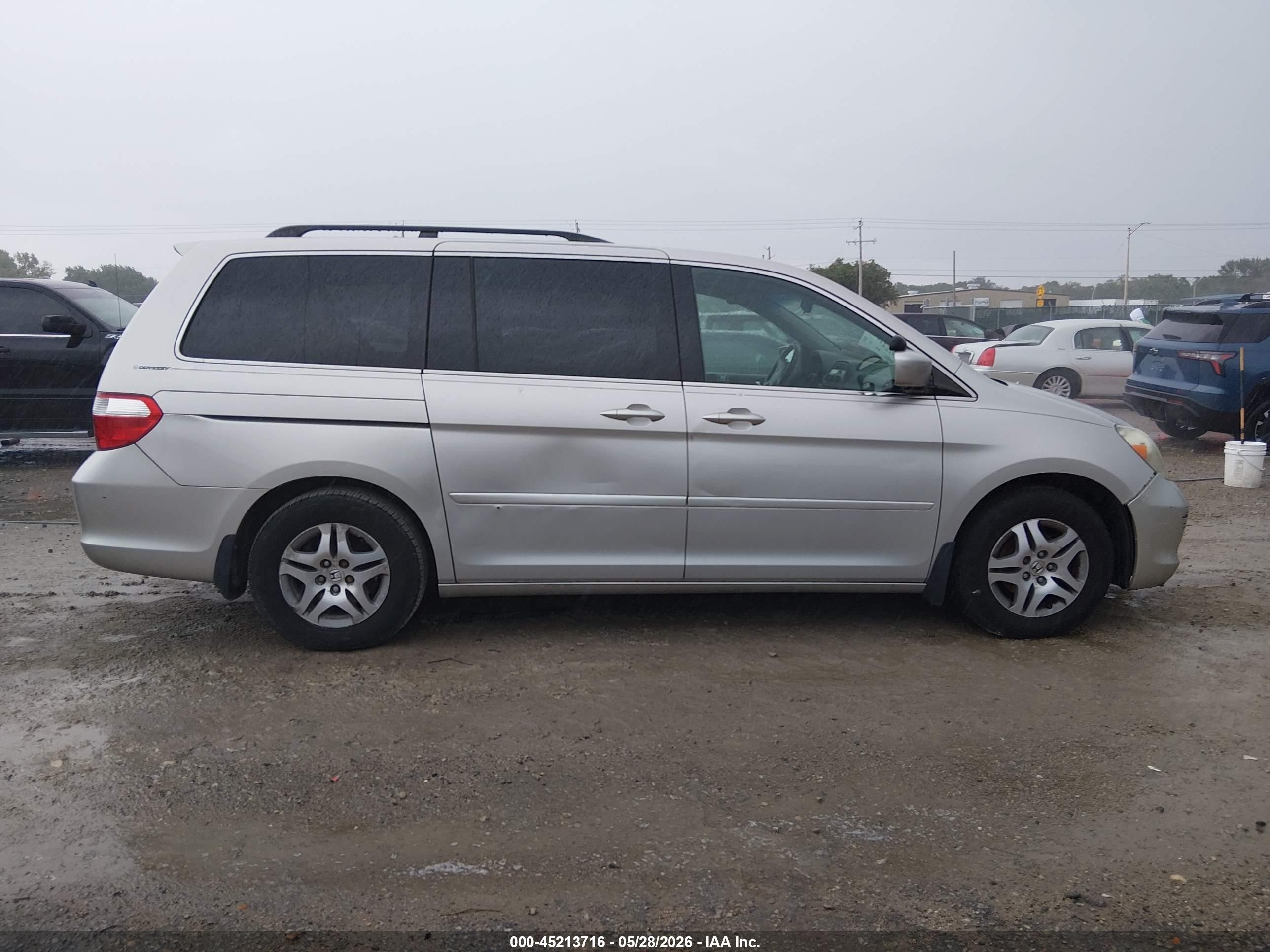 2006 Honda Odyssey Ex-l Gray vin: 5FNRL387X6B445874