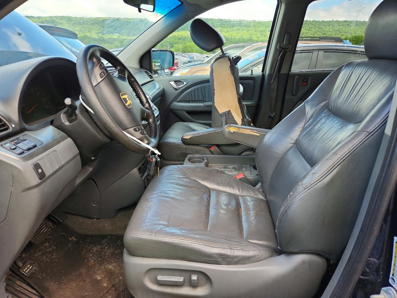 2007 Honda Odyssey Exl Blue vin: 5FNRL387X7B034685