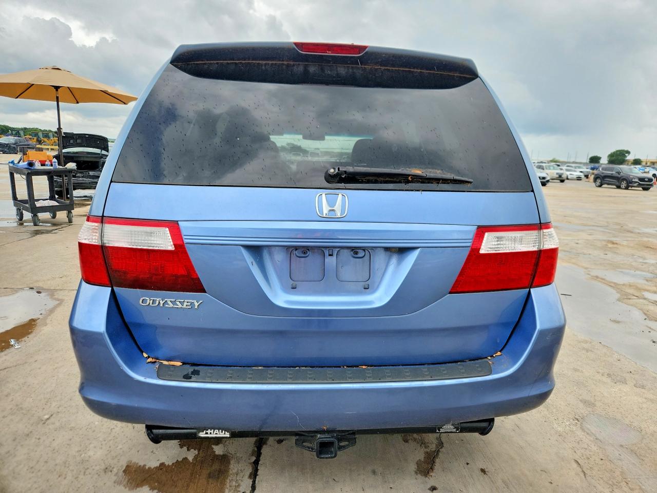2007 Honda Odyssey Exl Синий vin: 5FNRL387X7B045041