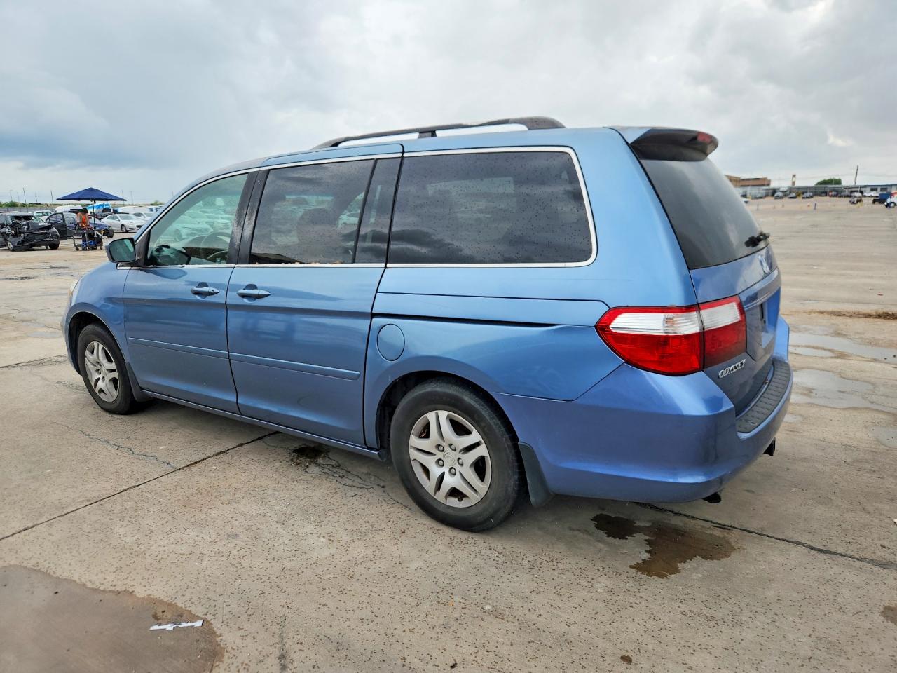 2007 Honda Odyssey Exl Синий vin: 5FNRL387X7B045041