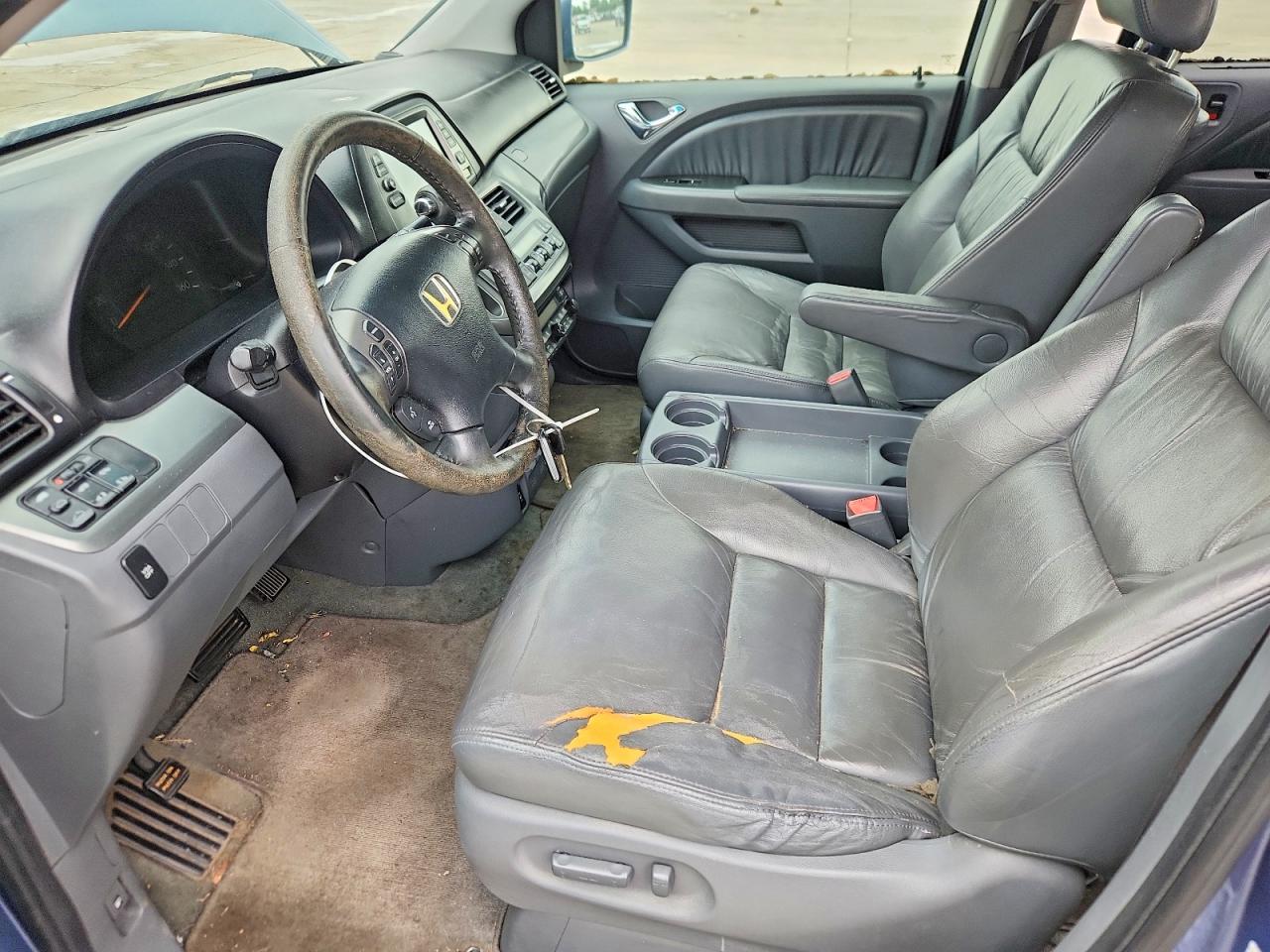2007 Honda Odyssey Exl Синий vin: 5FNRL387X7B045041