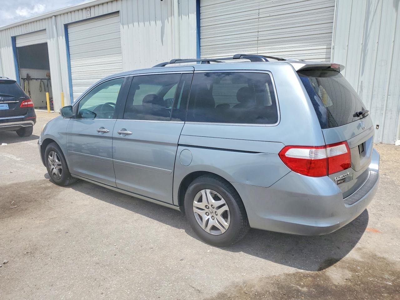 2007 Honda Odyssey Exl Blue vin: 5FNRL387X7B096829