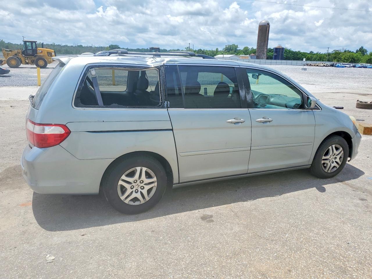 2007 Honda Odyssey Exl Blue vin: 5FNRL387X7B096829