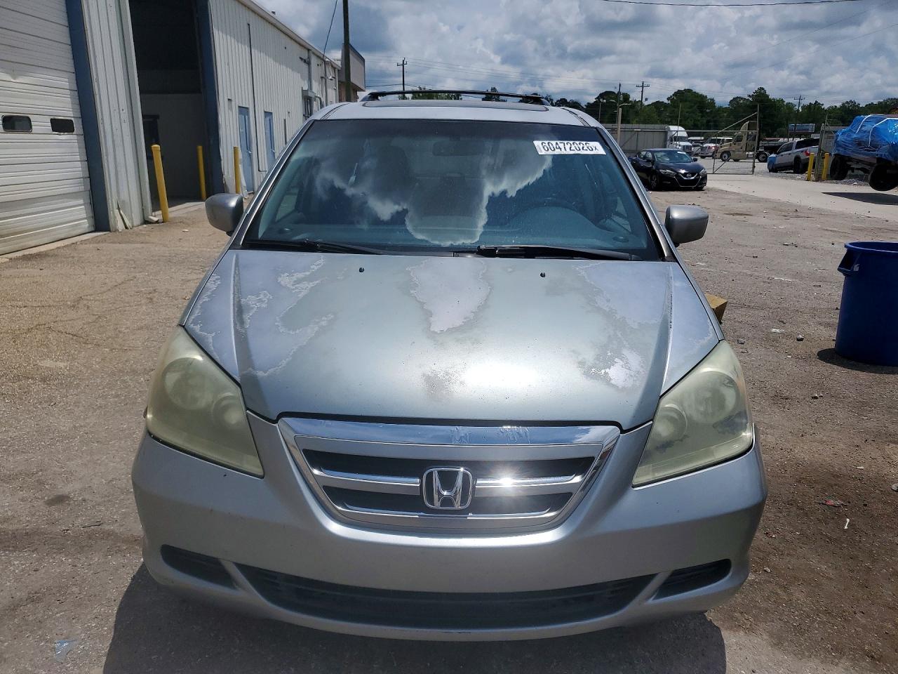 2007 Honda Odyssey Exl Blue vin: 5FNRL387X7B096829