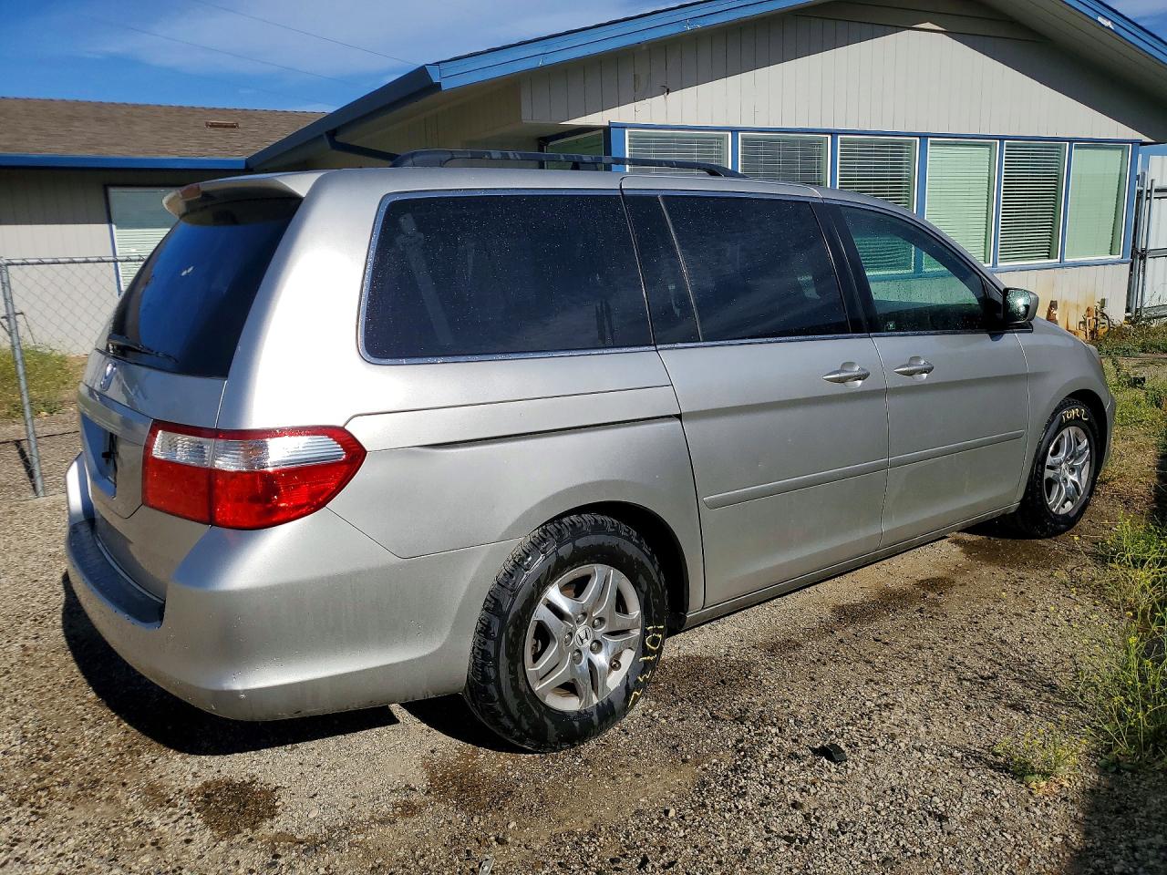 2007 Honda Odyssey Exl Silver vin: 5FNRL387X7B117744
