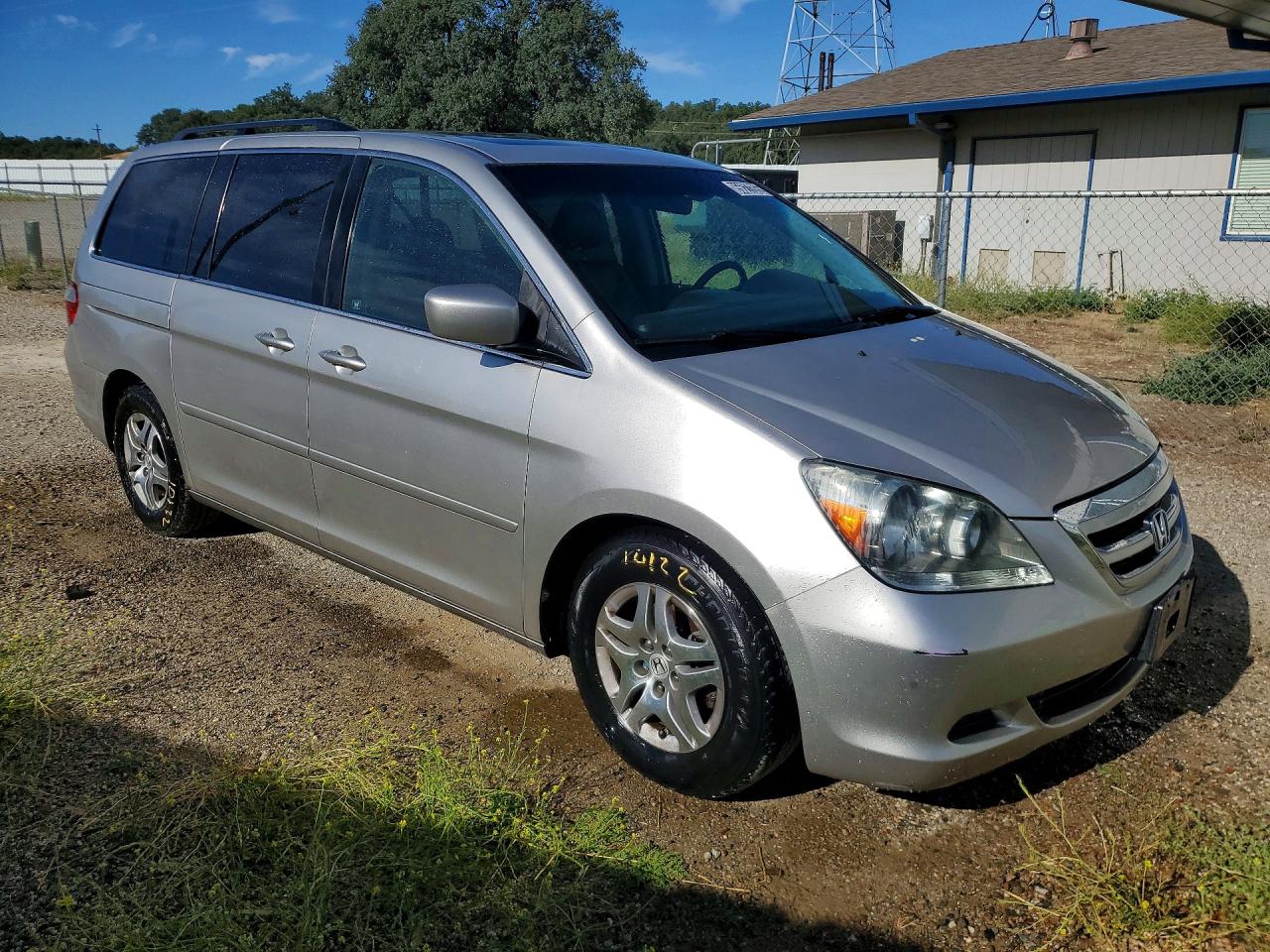 2007 Honda Odyssey Exl Silver vin: 5FNRL387X7B117744