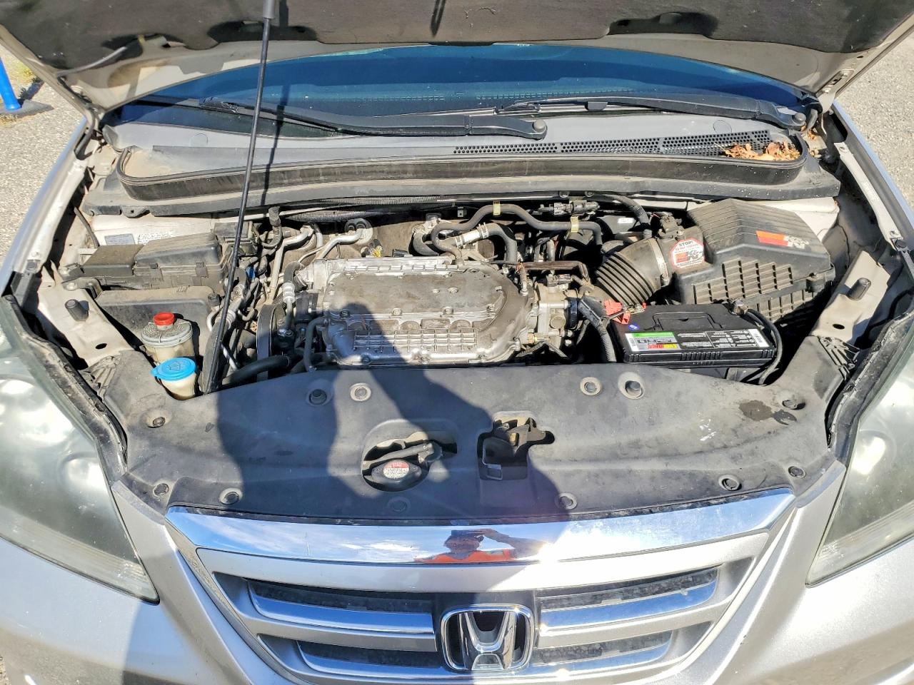 2007 Honda Odyssey Exl Silver vin: 5FNRL387X7B117744