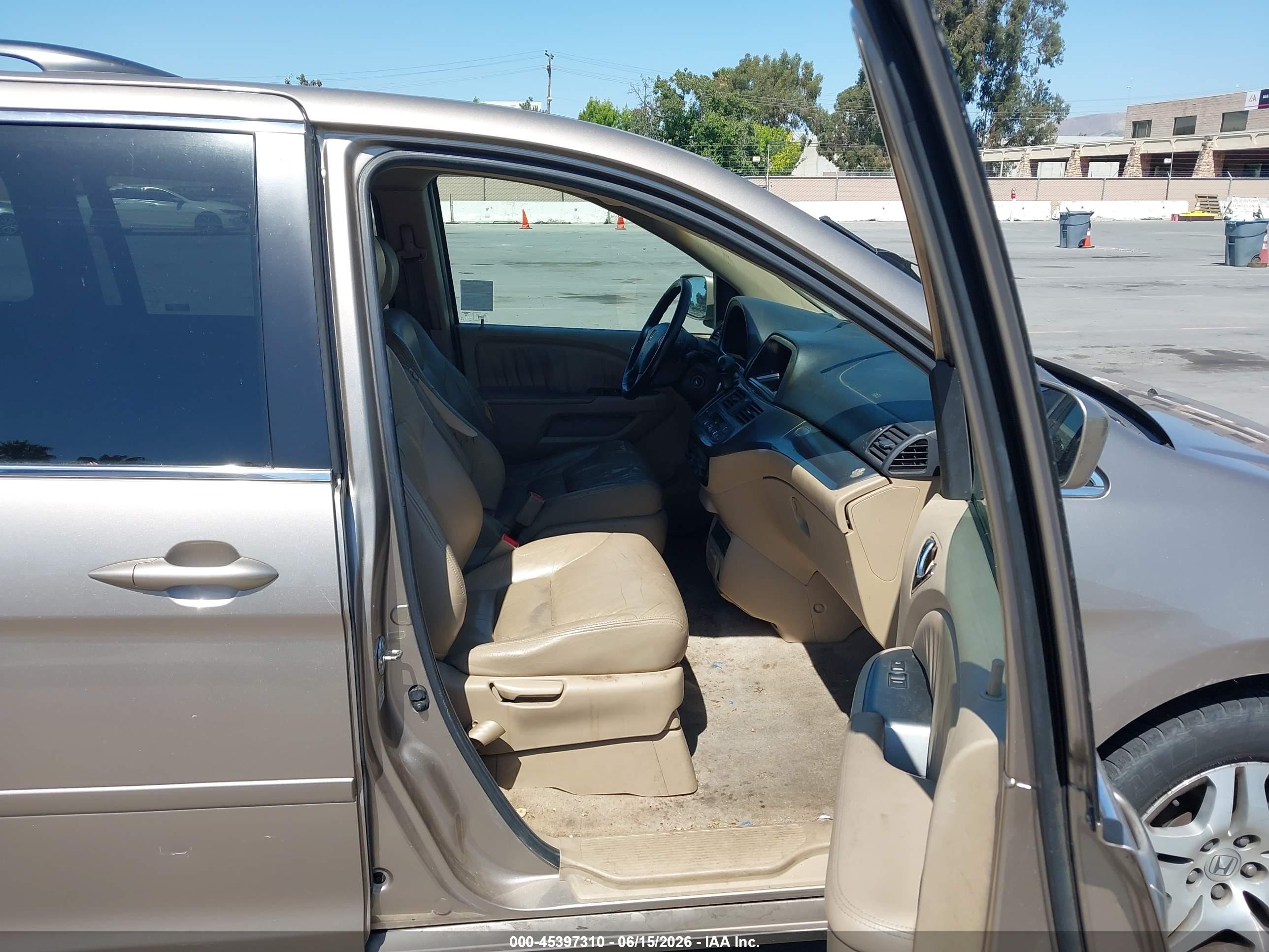 2007 Honda Odyssey Ex-l Gold vin: 5FNRL387X7B409927