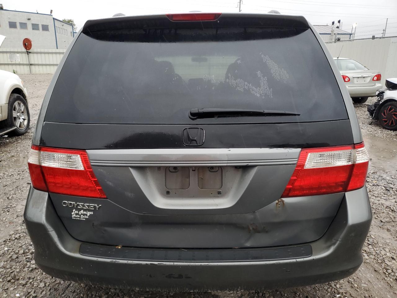 2007 Honda Odyssey Exl Серый vin: 5FNRL387X7B412567