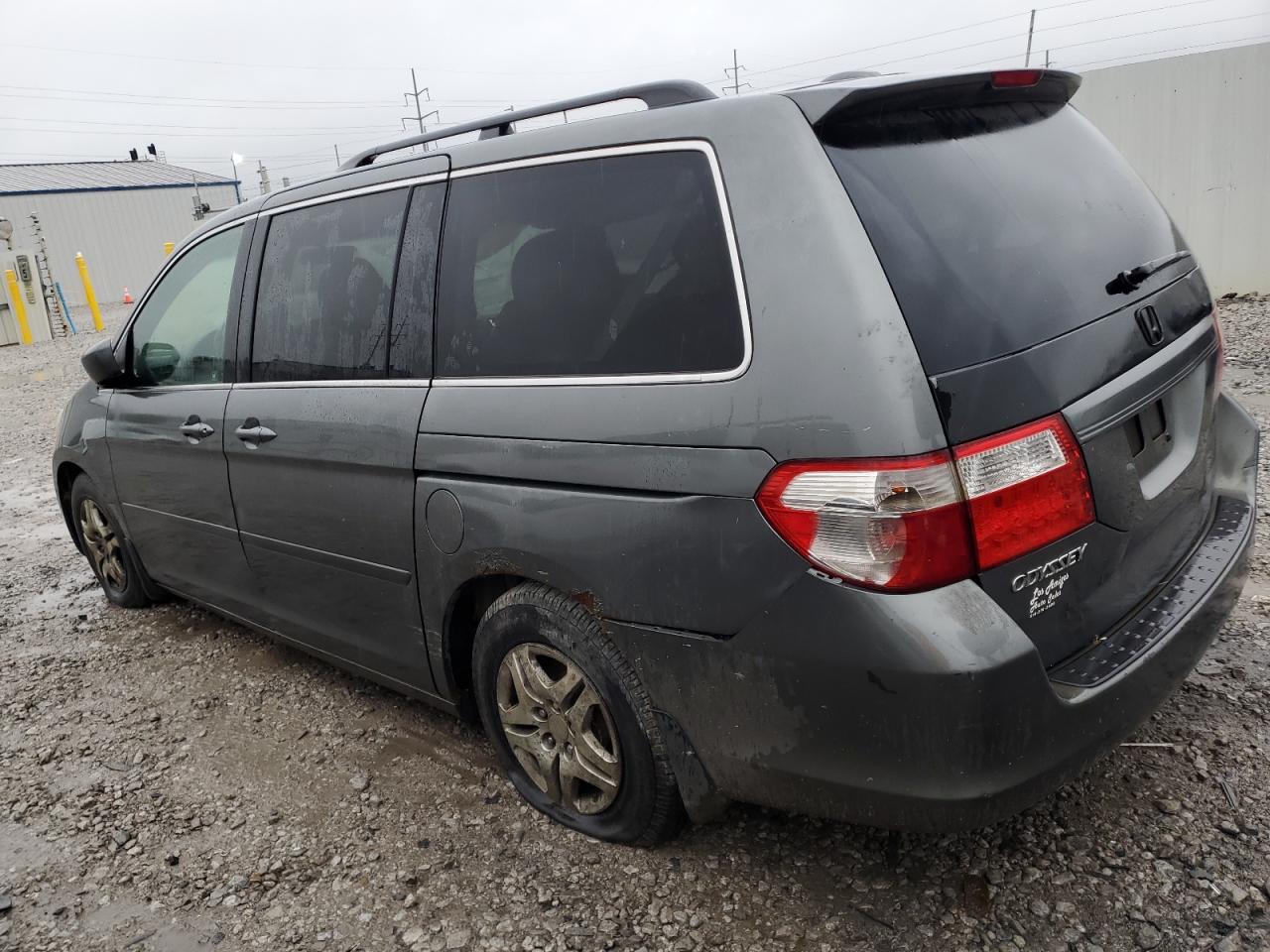 2007 Honda Odyssey Exl Серый vin: 5FNRL387X7B412567
