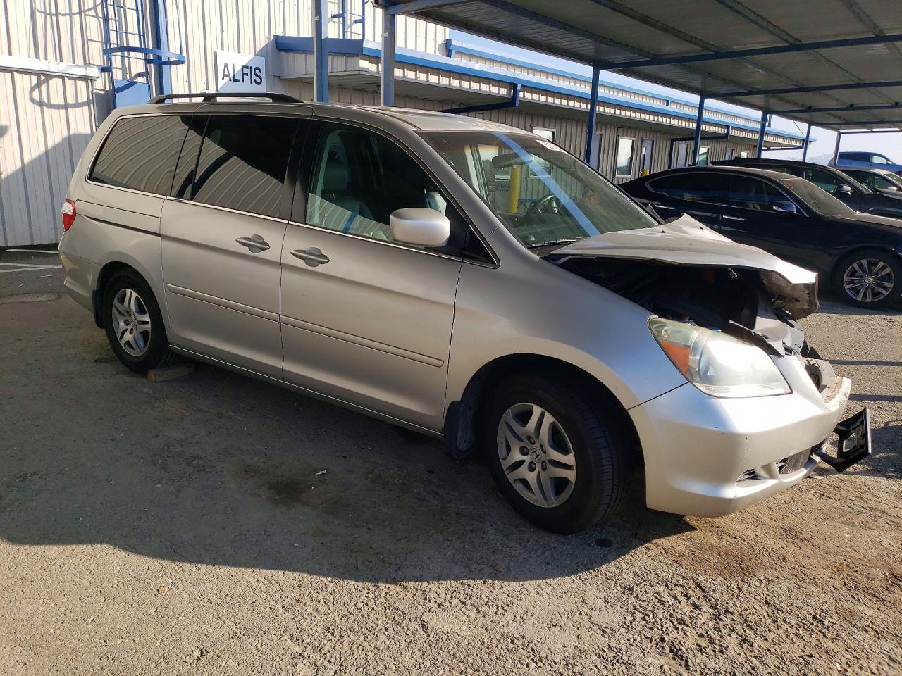 2007 Honda Odyssey Exl Silver vin: 5FNRL387X7B424248