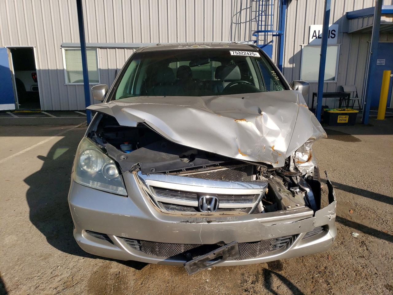 2007 Honda Odyssey Exl Silver vin: 5FNRL387X7B424248