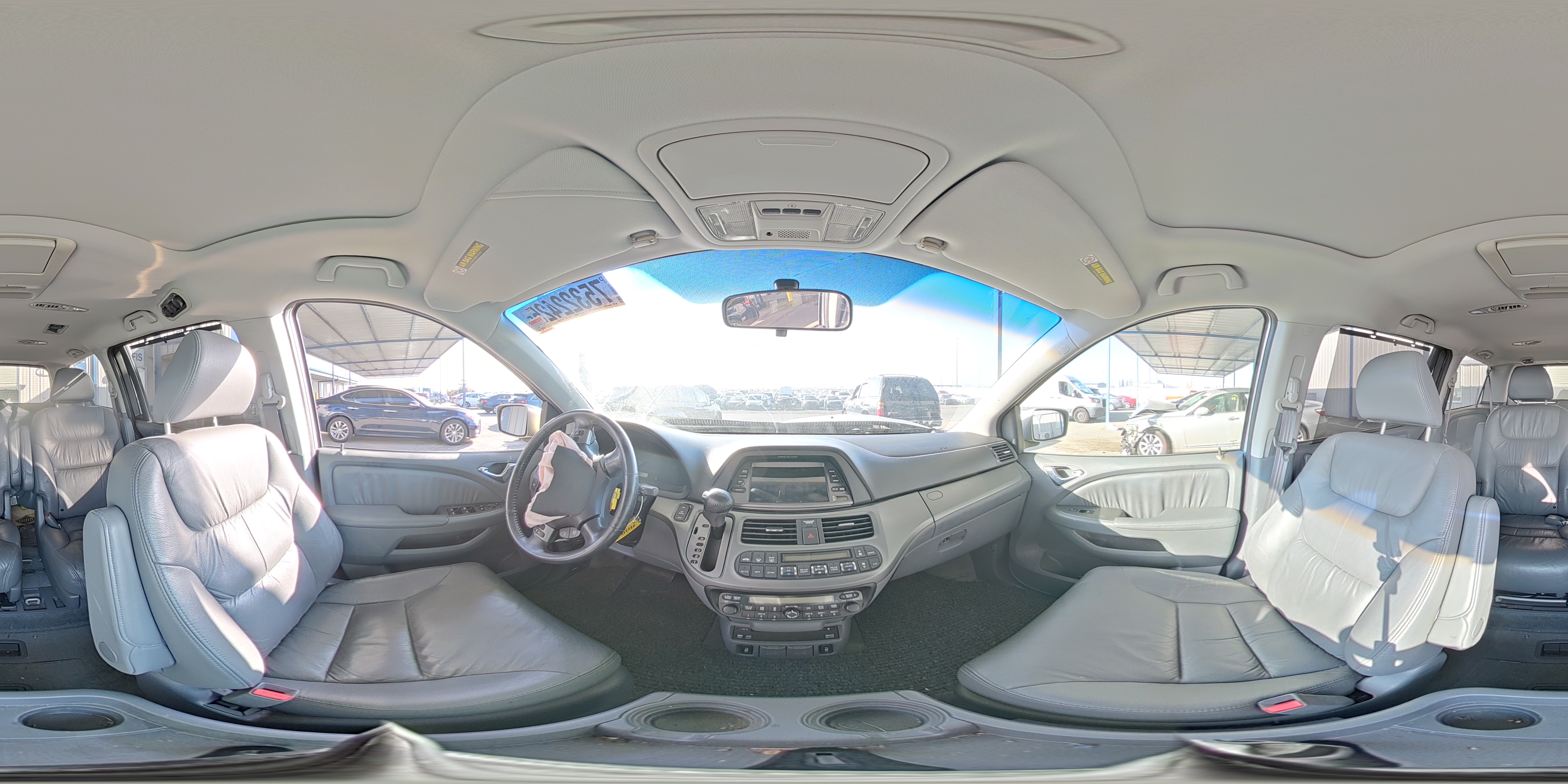 2007 Honda Odyssey Exl Silver vin: 5FNRL387X7B424248
