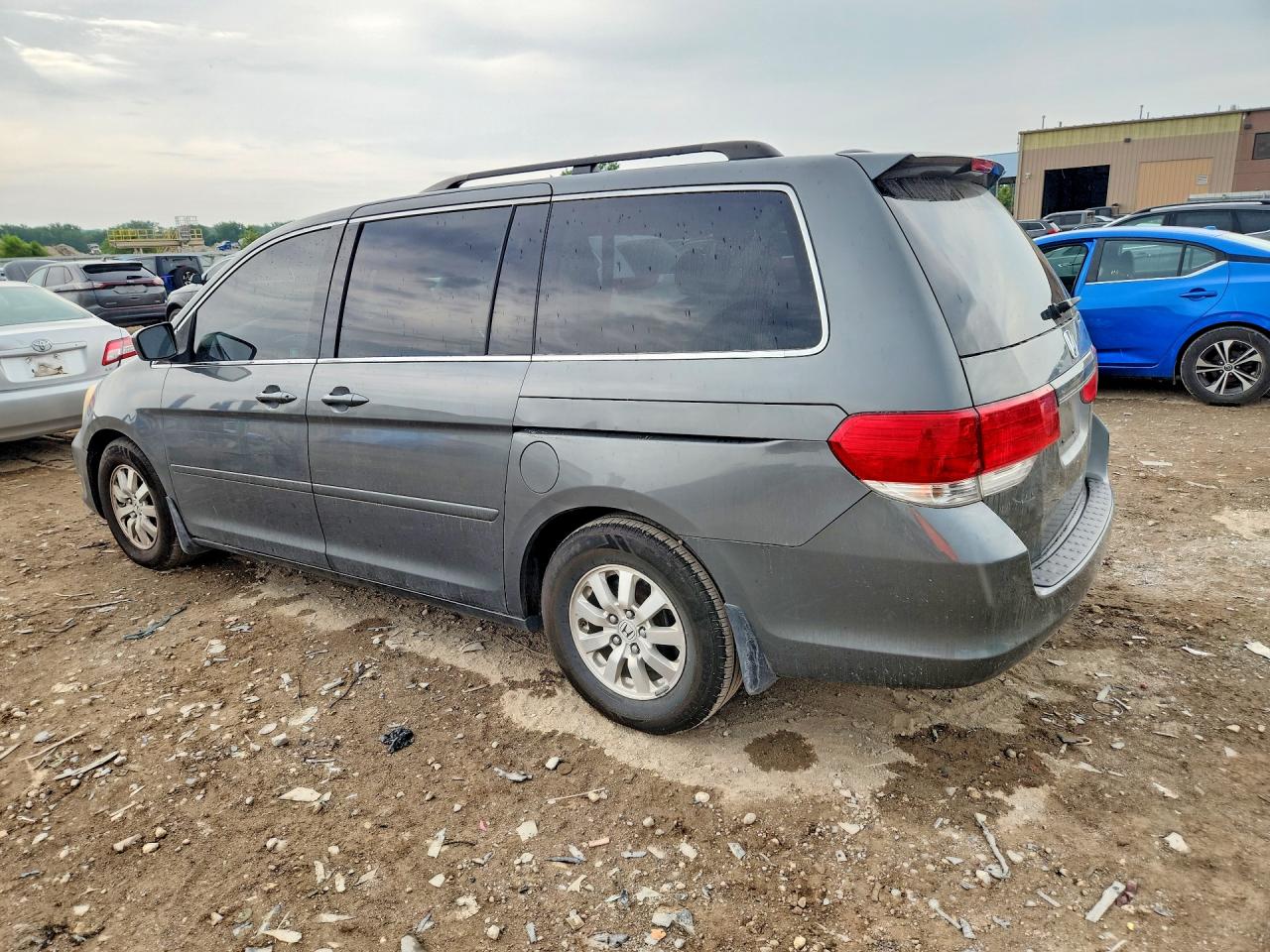 2008 Honda Odyssey Exl Gray vin: 5FNRL387X8B002711