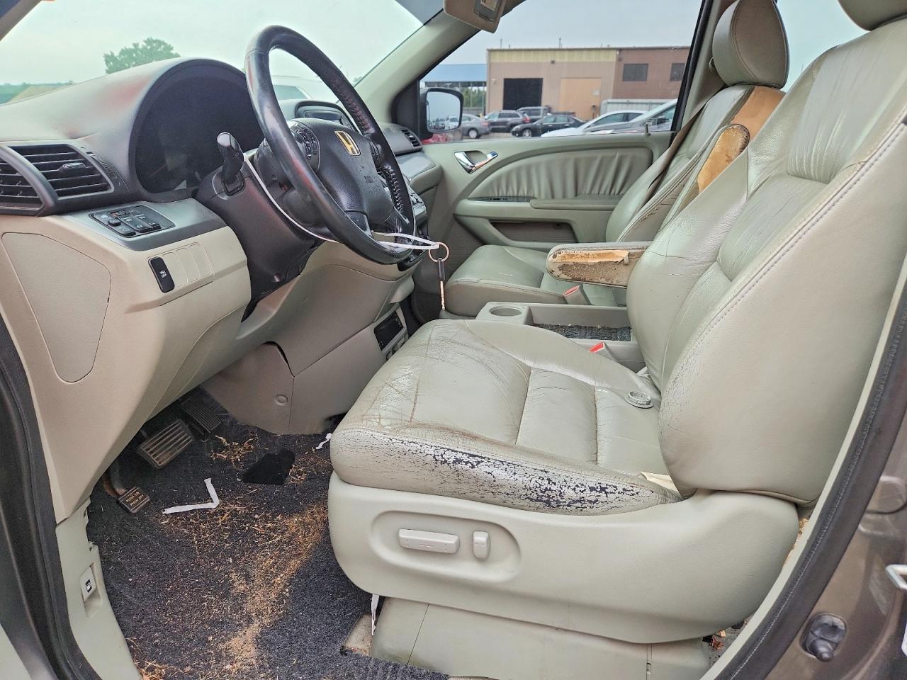 2008 Honda Odyssey Exl Gray vin: 5FNRL387X8B002711
