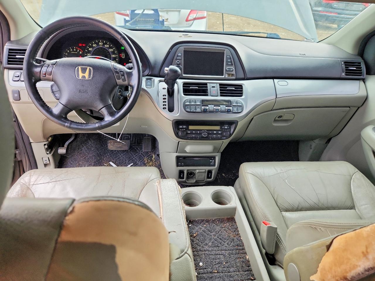 2008 Honda Odyssey Exl Gray vin: 5FNRL387X8B002711