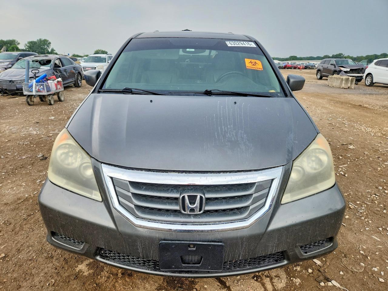 2008 Honda Odyssey Exl Gray vin: 5FNRL387X8B002711