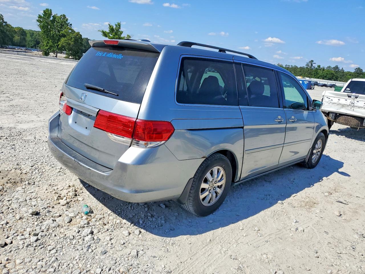 2008 Honda Odyssey Exl Gray vin: 5FNRL387X8B005950