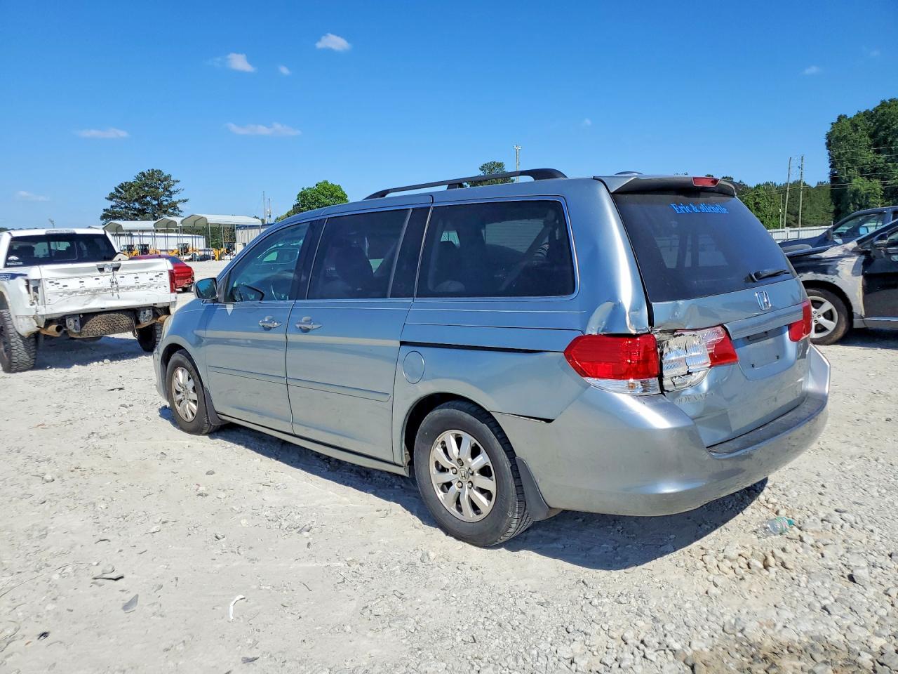 2008 Honda Odyssey Exl Gray vin: 5FNRL387X8B005950