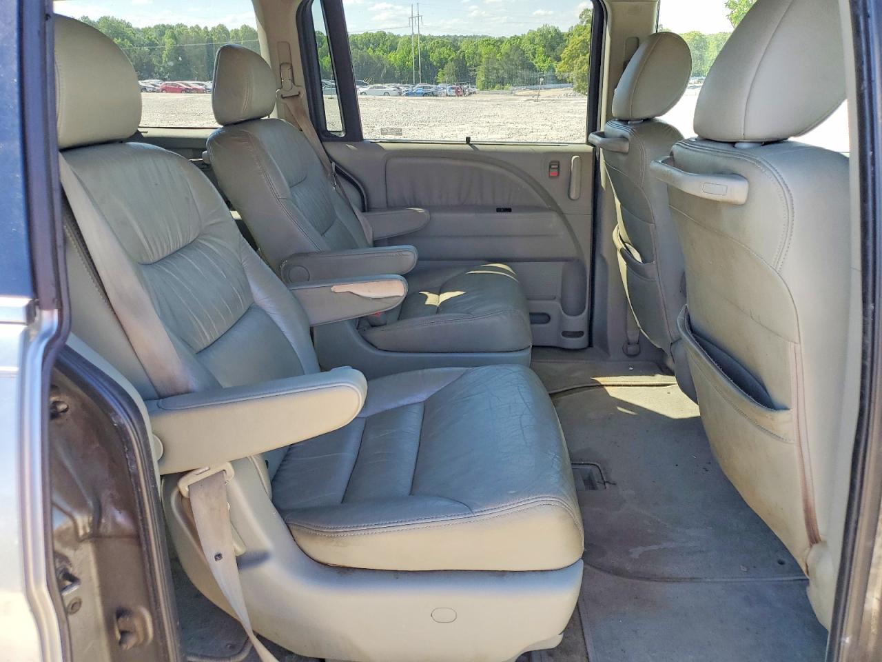 2008 Honda Odyssey Exl Gray vin: 5FNRL387X8B005950