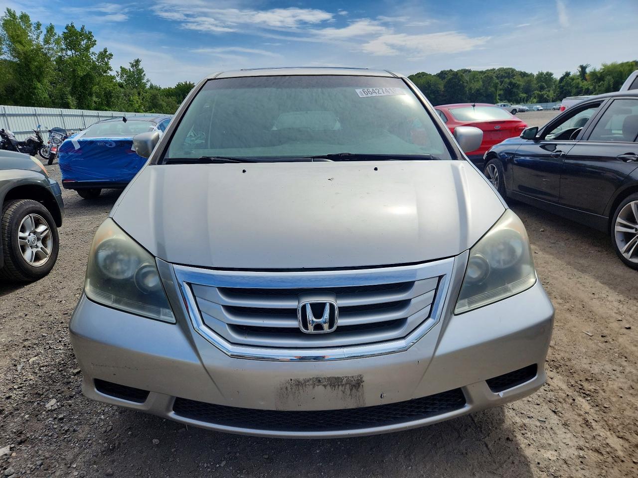 2008 Honda Odyssey Exl Silver vin: 5FNRL387X8B007164