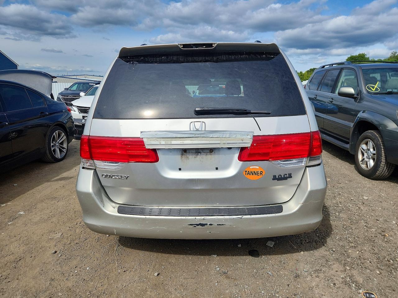 2008 Honda Odyssey Exl Silver vin: 5FNRL387X8B007164