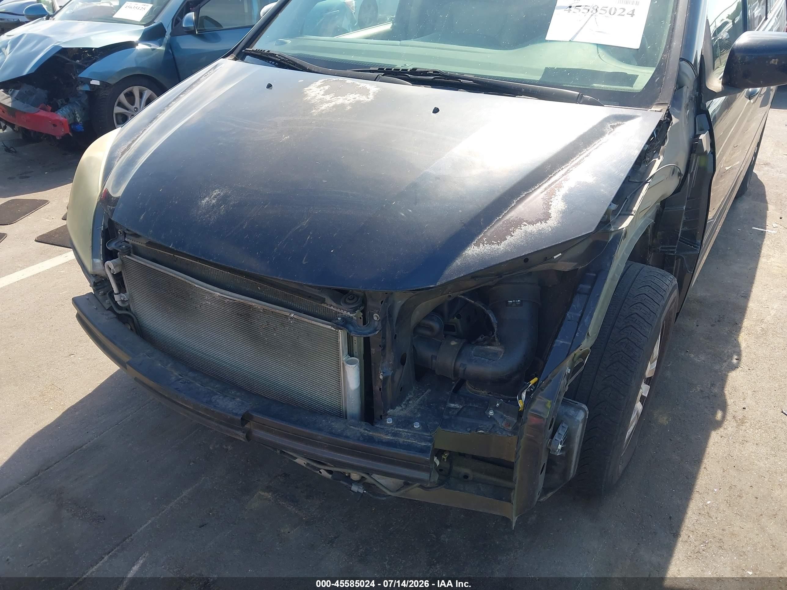 2008 Honda Odyssey Ex-l Black vin: 5FNRL387X8B020819