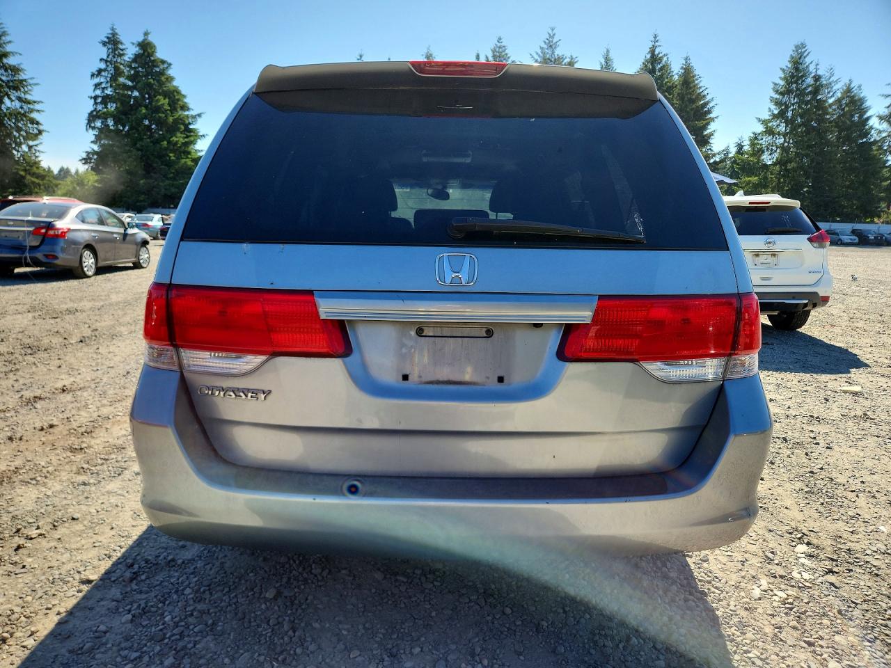 2008 Honda Odyssey Exl Gray vin: 5FNRL387X8B036552