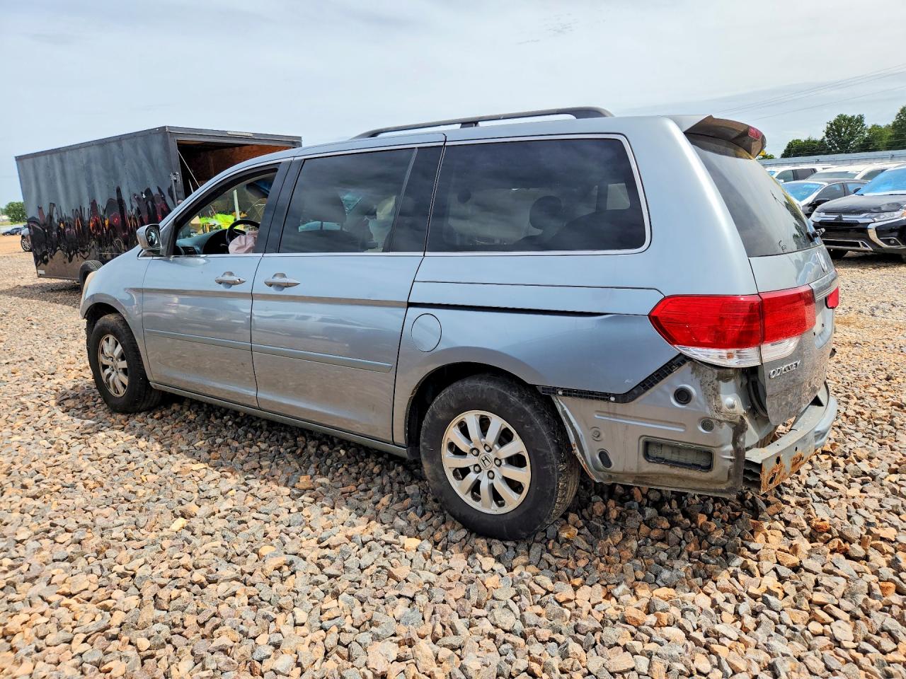 2008 Honda Odyssey Exl Blue vin: 5FNRL387X8B040469