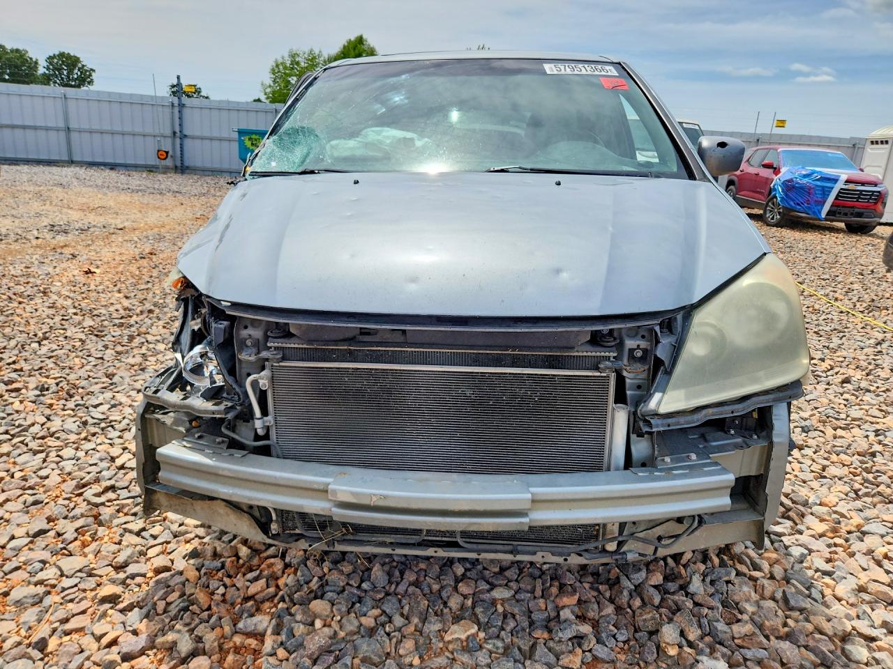 2008 Honda Odyssey Exl Blue vin: 5FNRL387X8B040469
