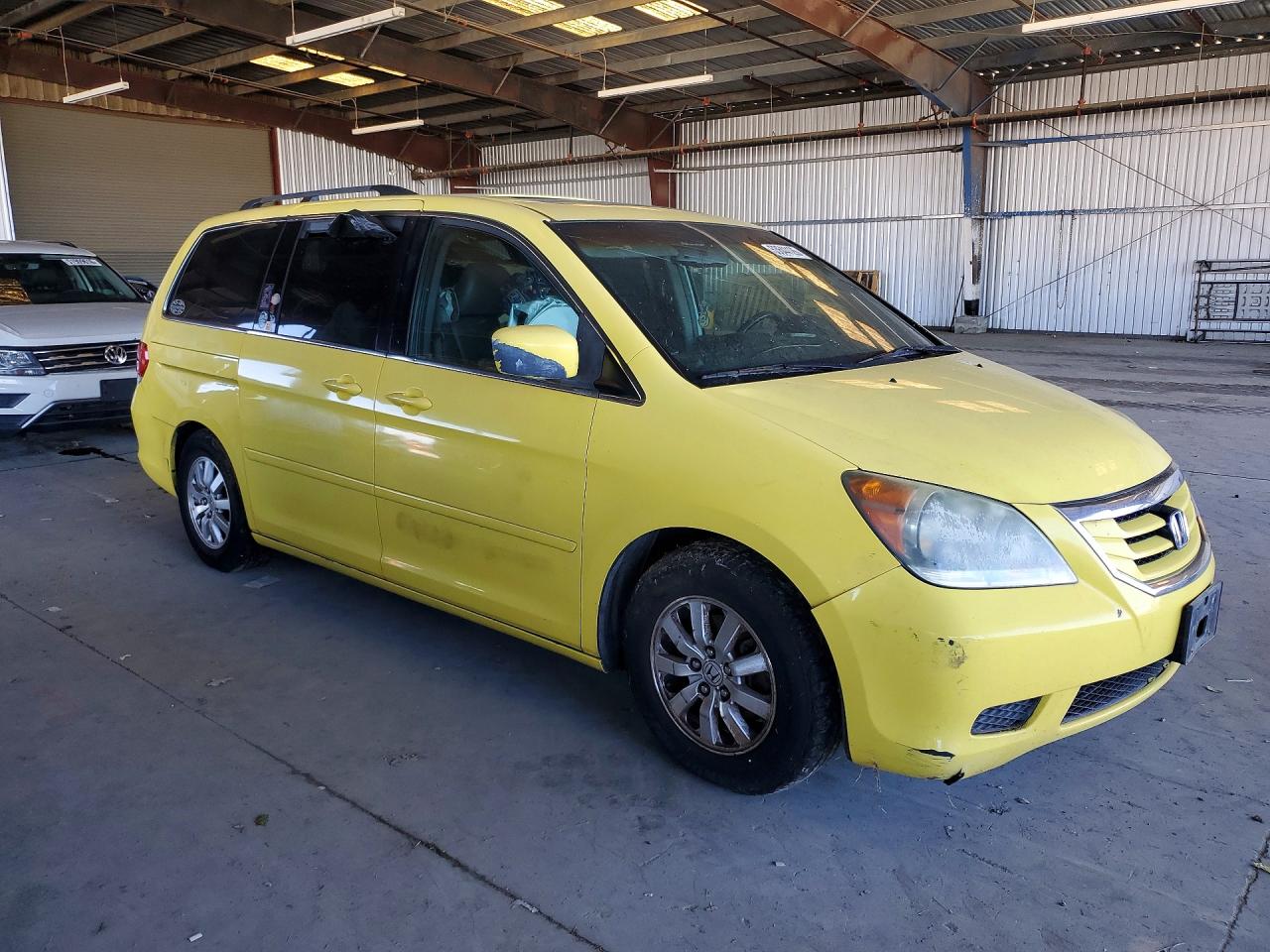 2008 Honda Odyssey Exl Yellow vin: 5FNRL387X8B045977