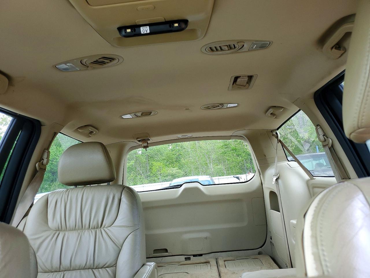 2008 Honda Odyssey Ex-l With Res Black vin: 5FNRL387X8B060740