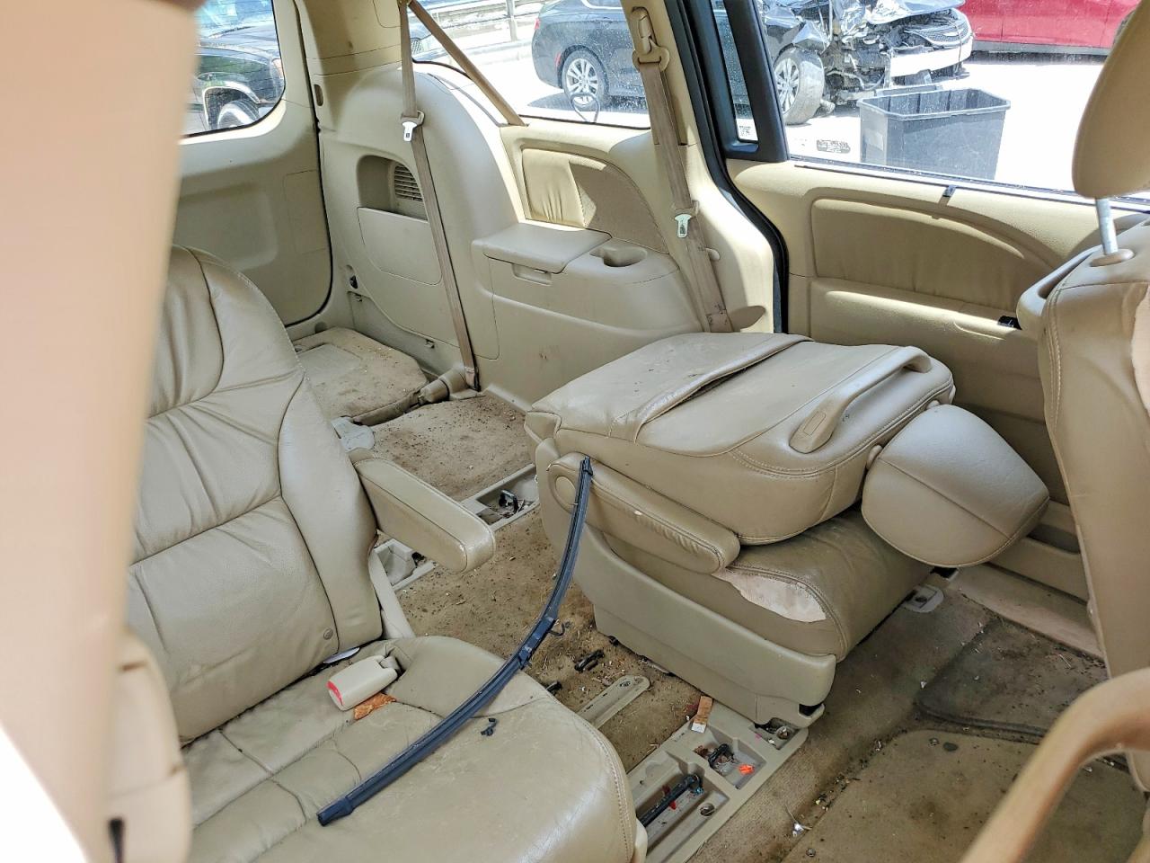 2008 Honda Odyssey Ex-l With Res Black vin: 5FNRL387X8B060740