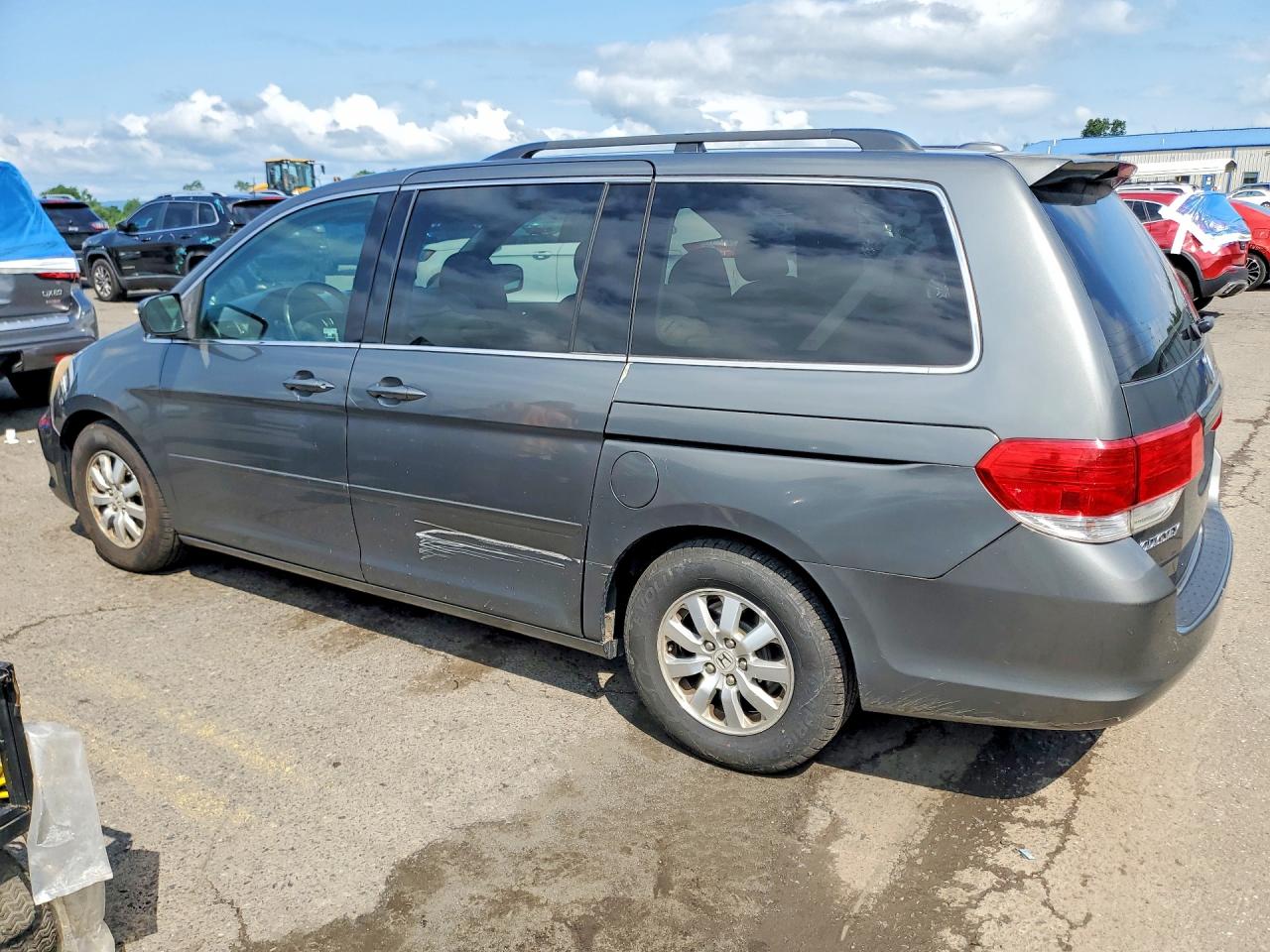 2008 Honda Odyssey Exl Gray vin: 5FNRL387X8B070510