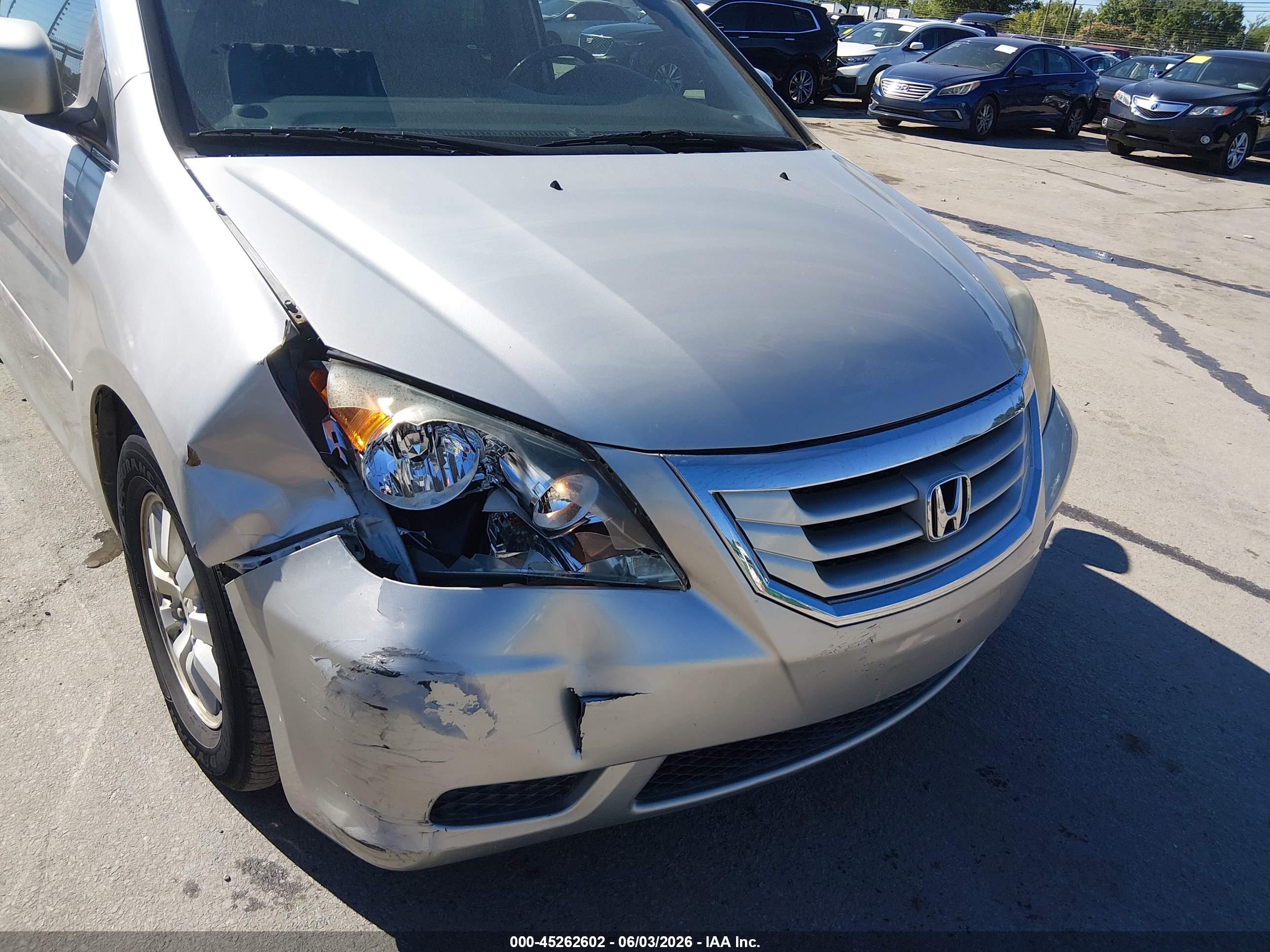 2008 Honda Odyssey Ex-l Gray vin: 5FNRL387X8B070765