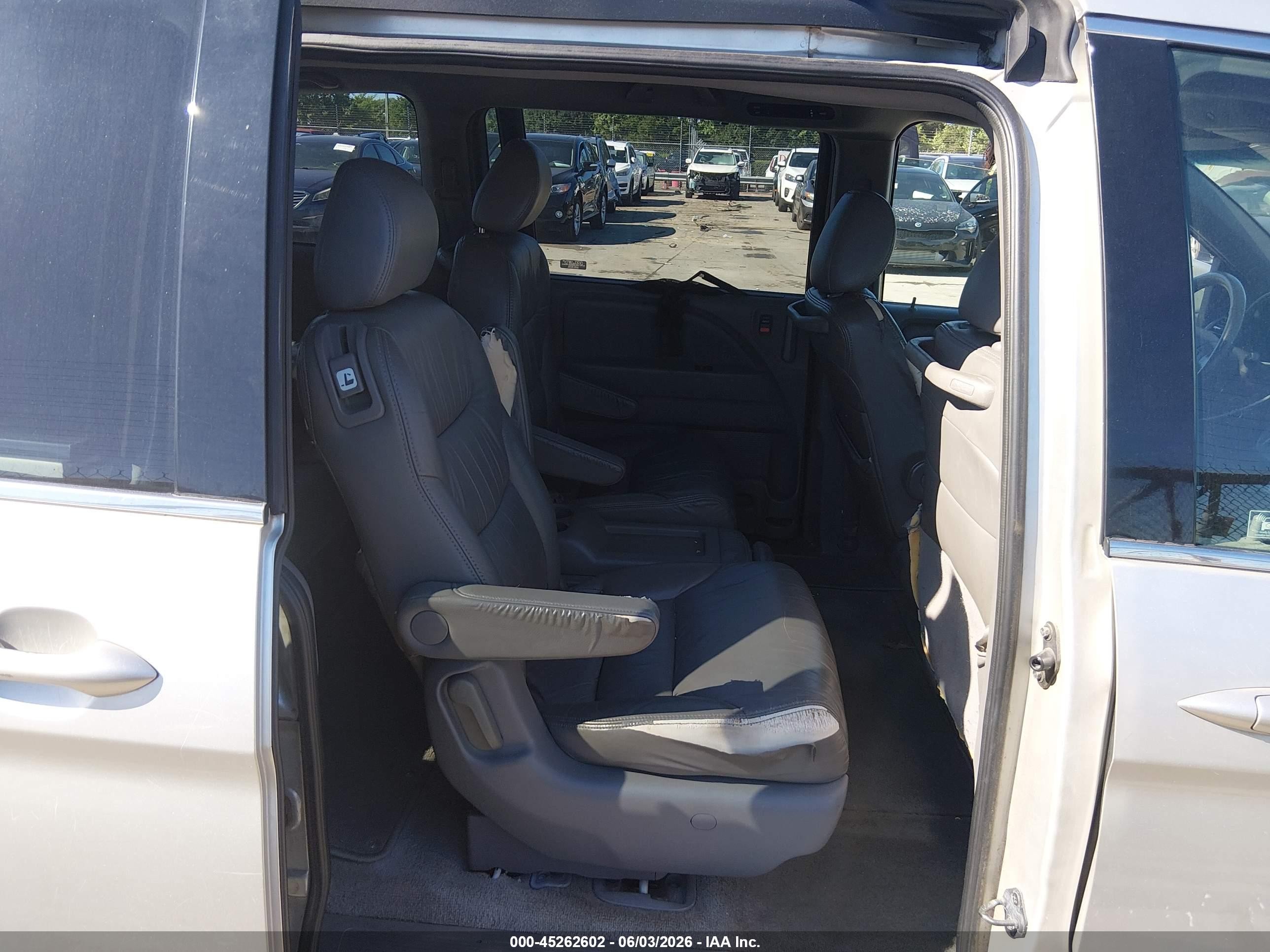 2008 Honda Odyssey Ex-l Gray vin: 5FNRL387X8B070765