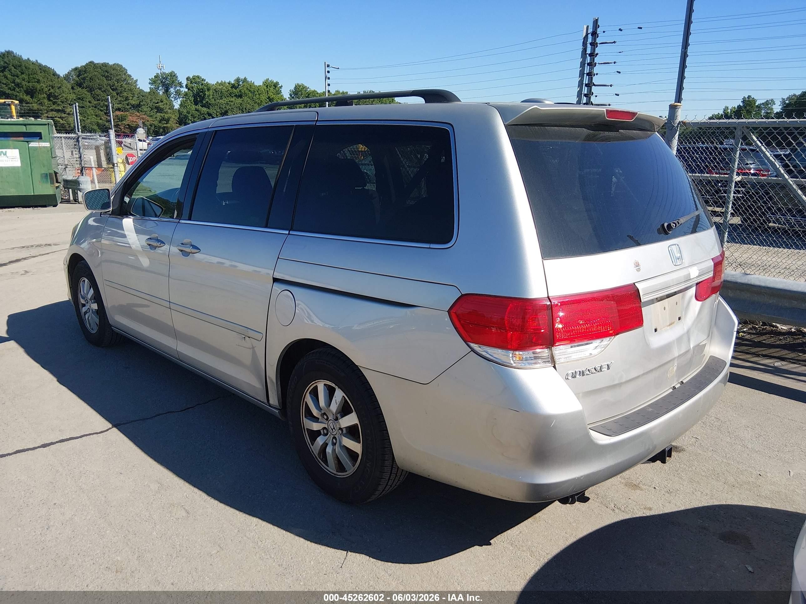 2008 Honda Odyssey Ex-l Gray vin: 5FNRL387X8B070765
