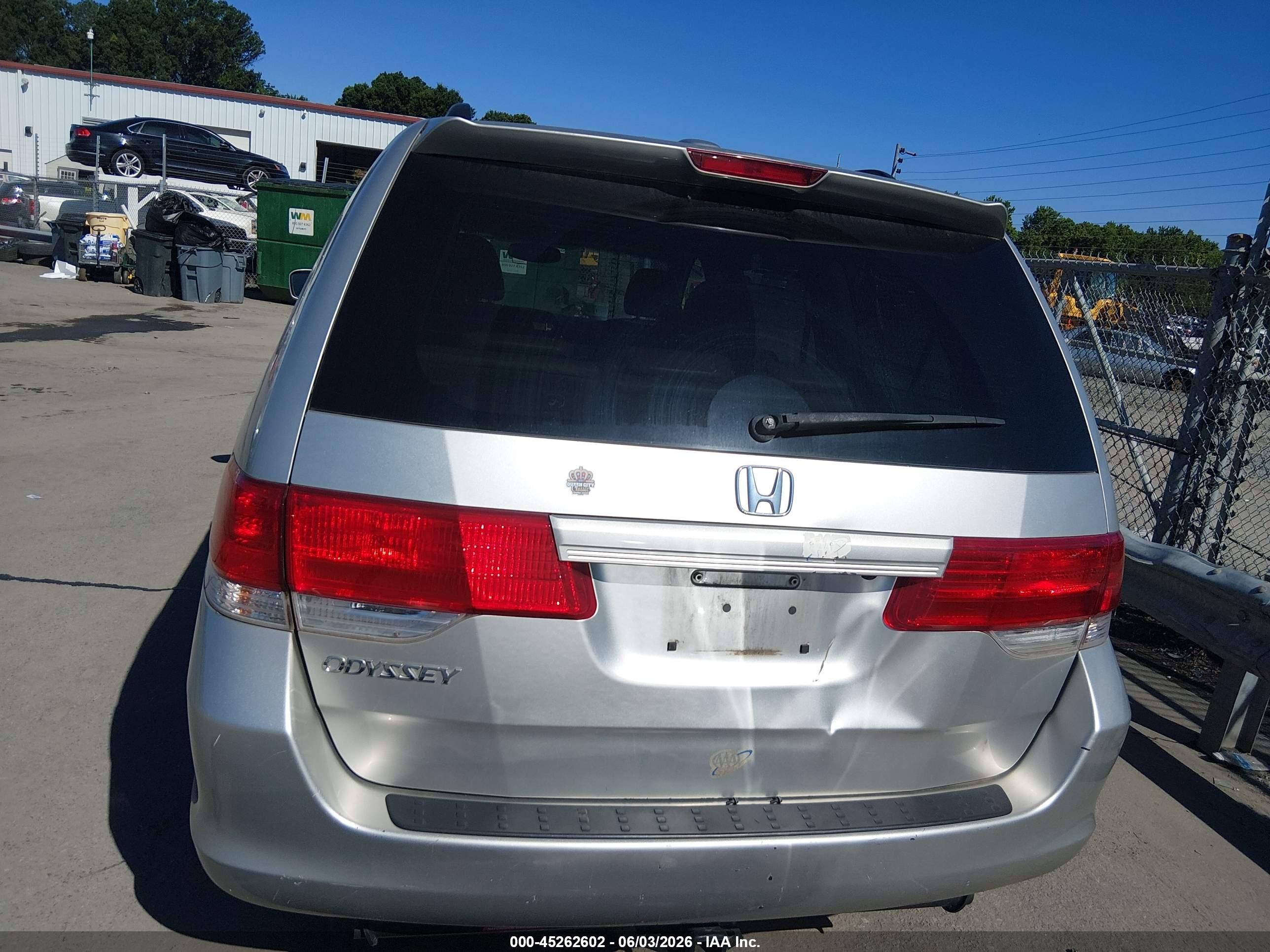 2008 Honda Odyssey Ex-l Gray vin: 5FNRL387X8B070765