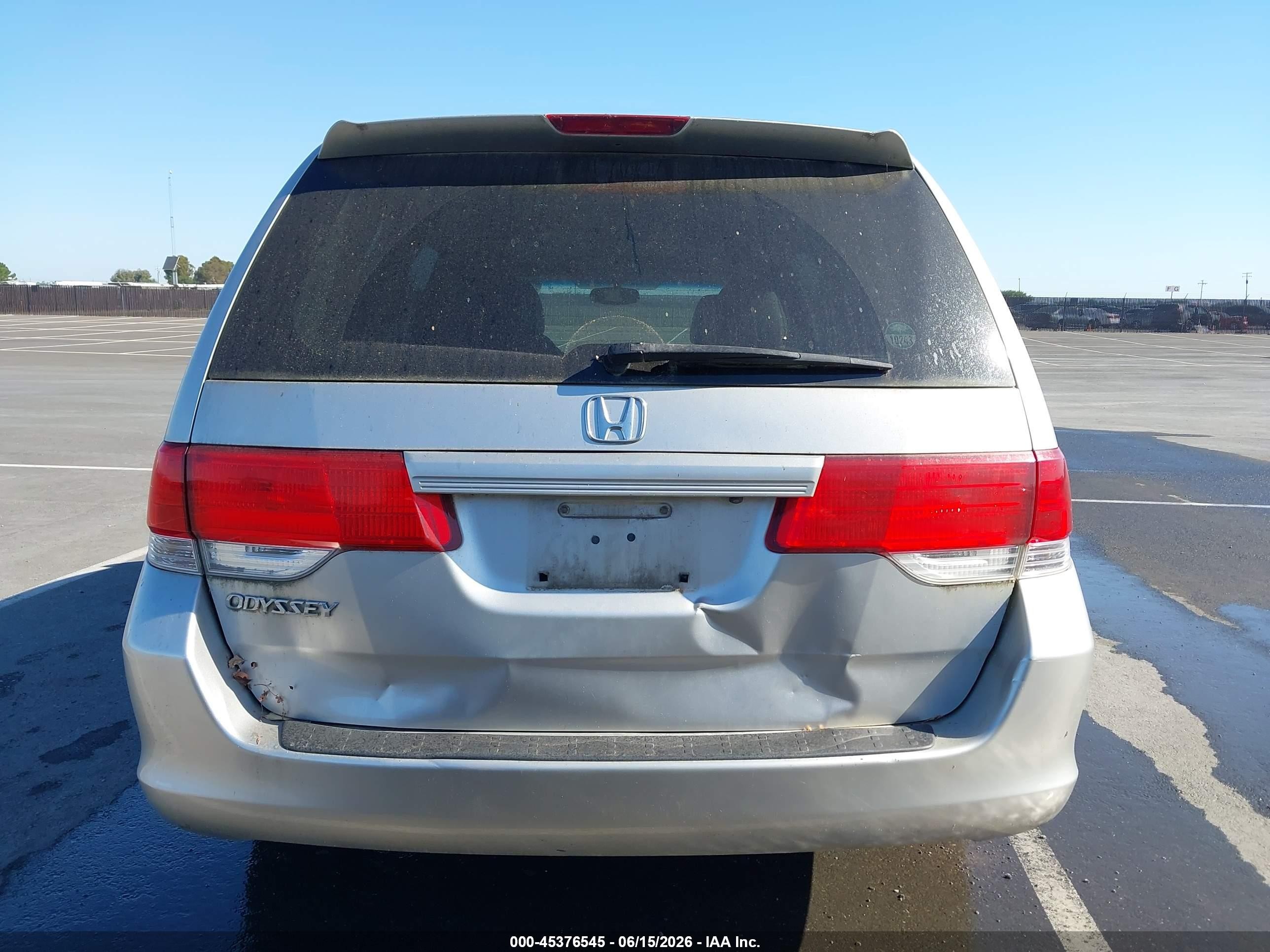 2008 Honda Odyssey Ex-l Silver vin: 5FNRL387X8B102582