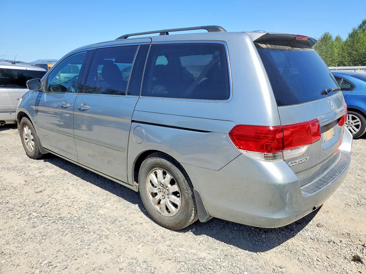 2008 Honda Odyssey Exl Silver vin: 5FNRL387X8B113503