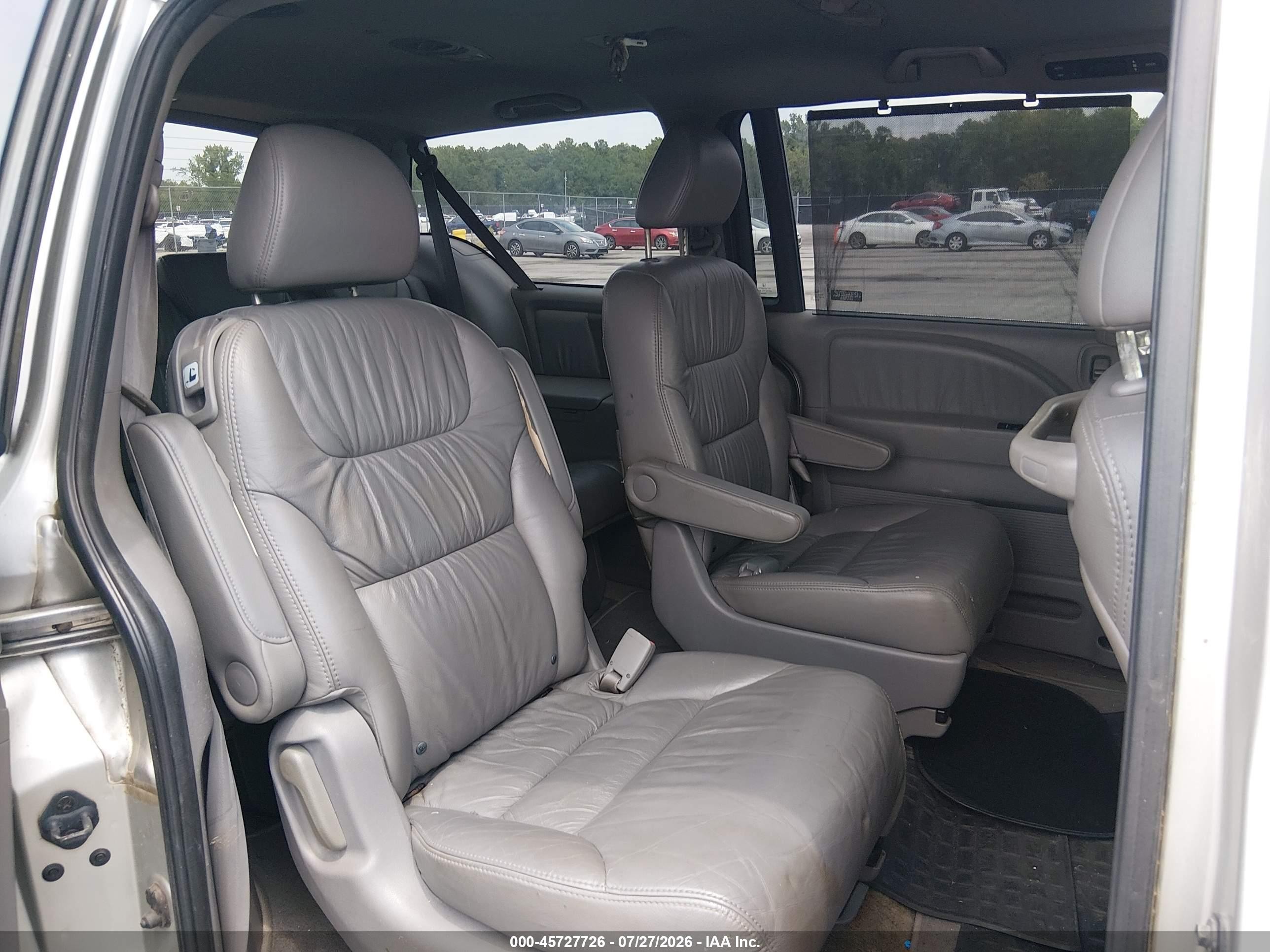 2009 Honda Odyssey Ex-l Silver vin: 5FNRL387X9B012804