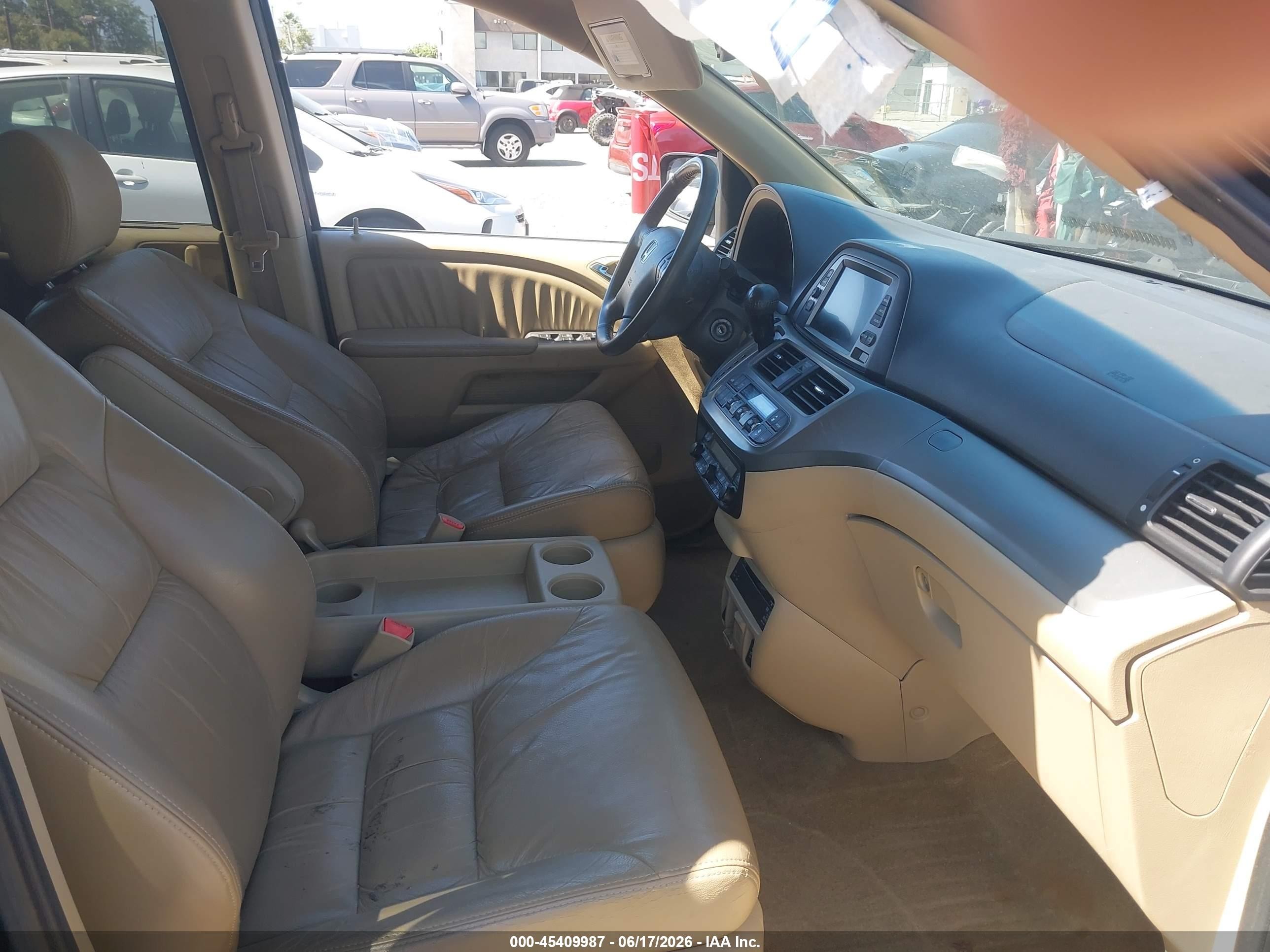 2009 Honda Odyssey Ex-l Black vin: 5FNRL387X9B027545