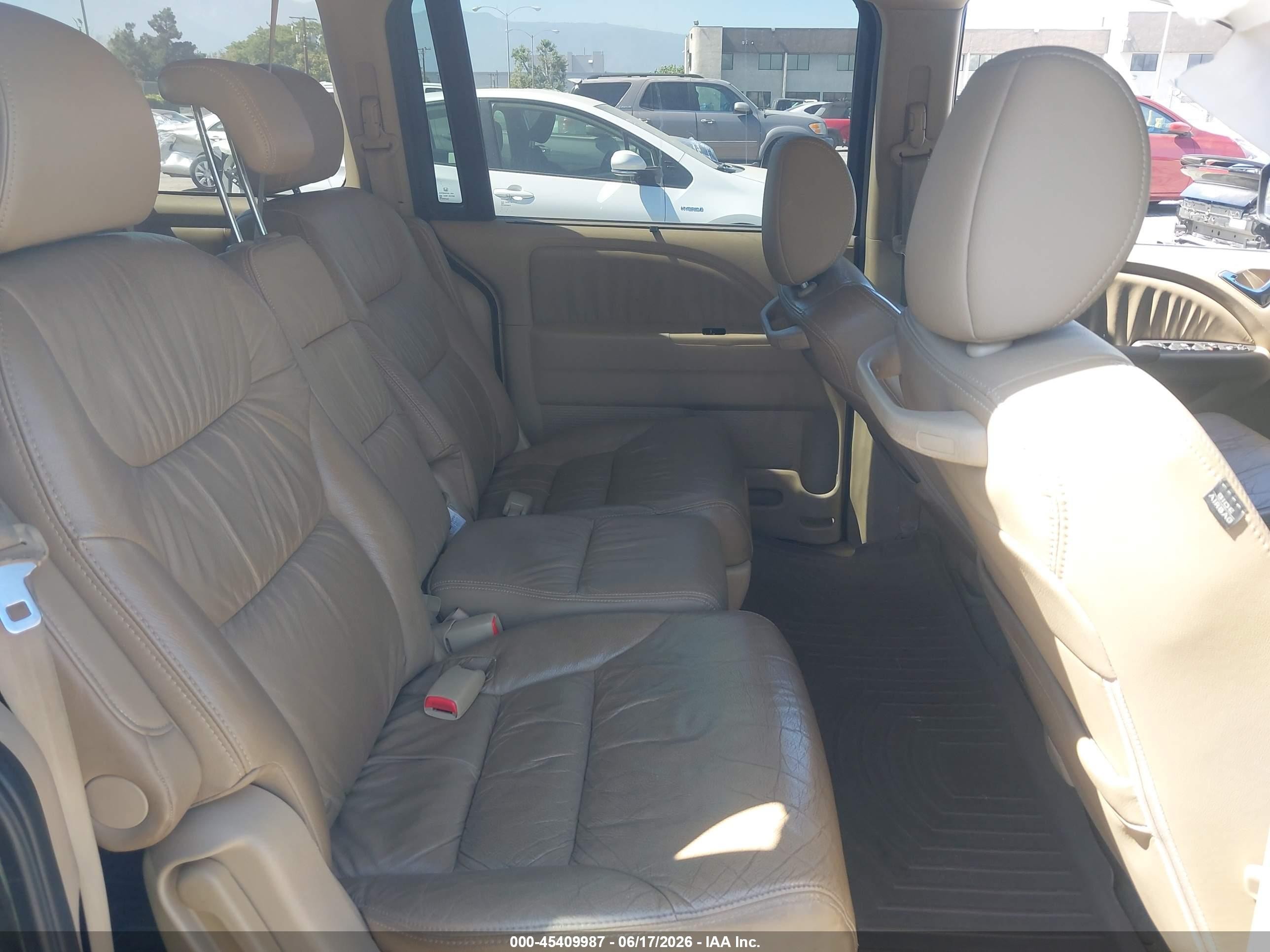 2009 Honda Odyssey Ex-l Black vin: 5FNRL387X9B027545