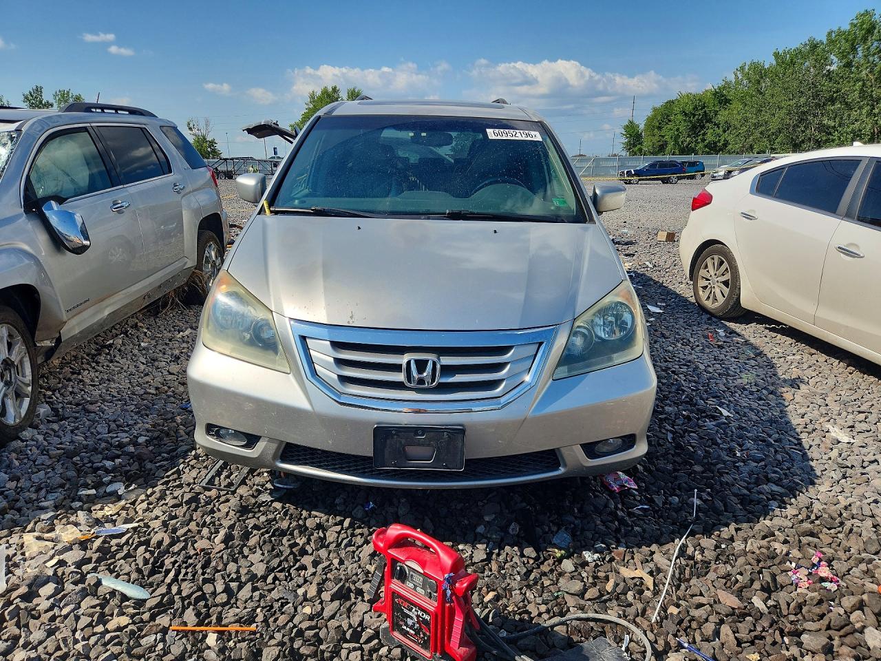 2009 Honda Odyssey Exl Серебряный vin: 5FNRL387X9B041672