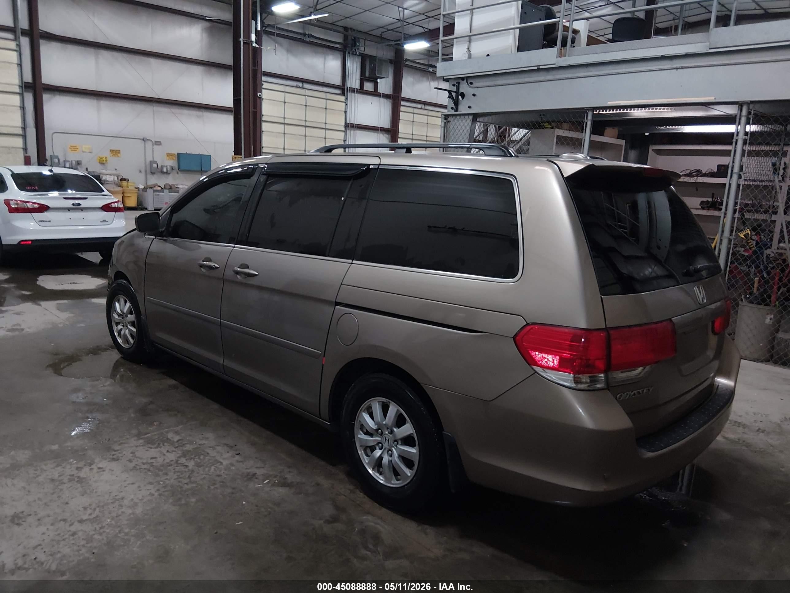 2009 Honda Odyssey Ex-l Gold vin: 5FNRL387X9B407243