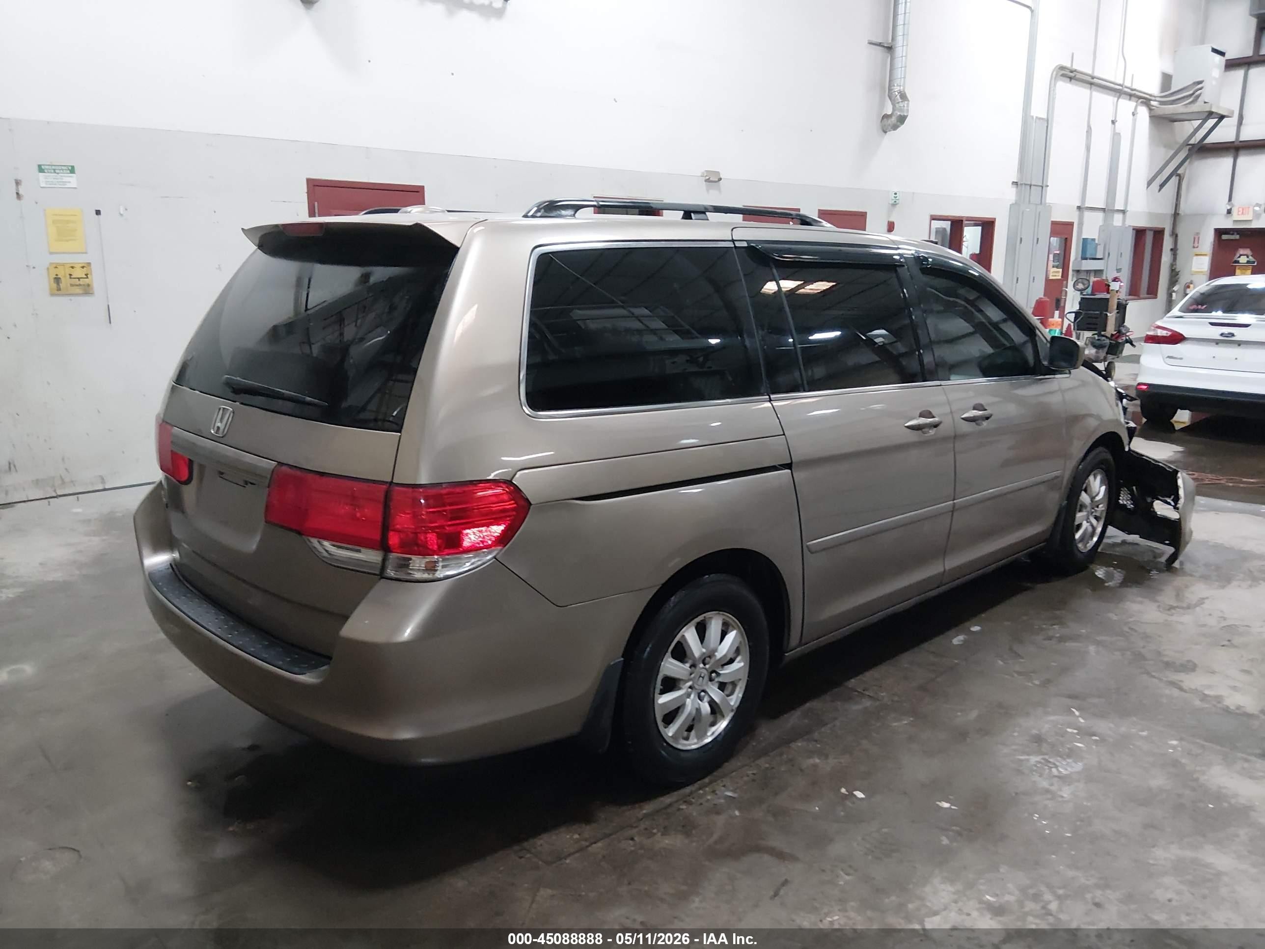 2009 Honda Odyssey Ex-l Gold vin: 5FNRL387X9B407243