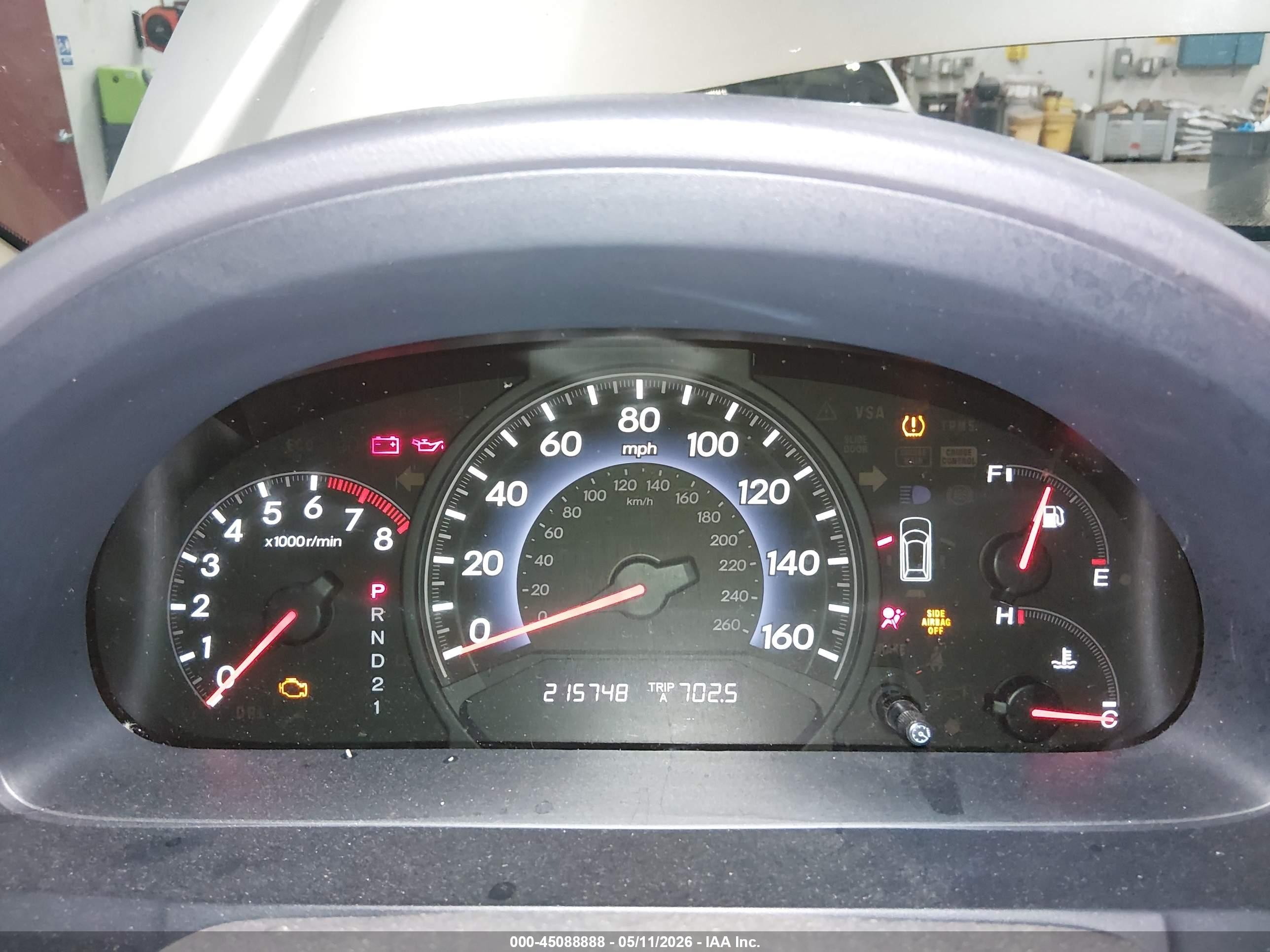 2009 Honda Odyssey Ex-l Gold vin: 5FNRL387X9B407243