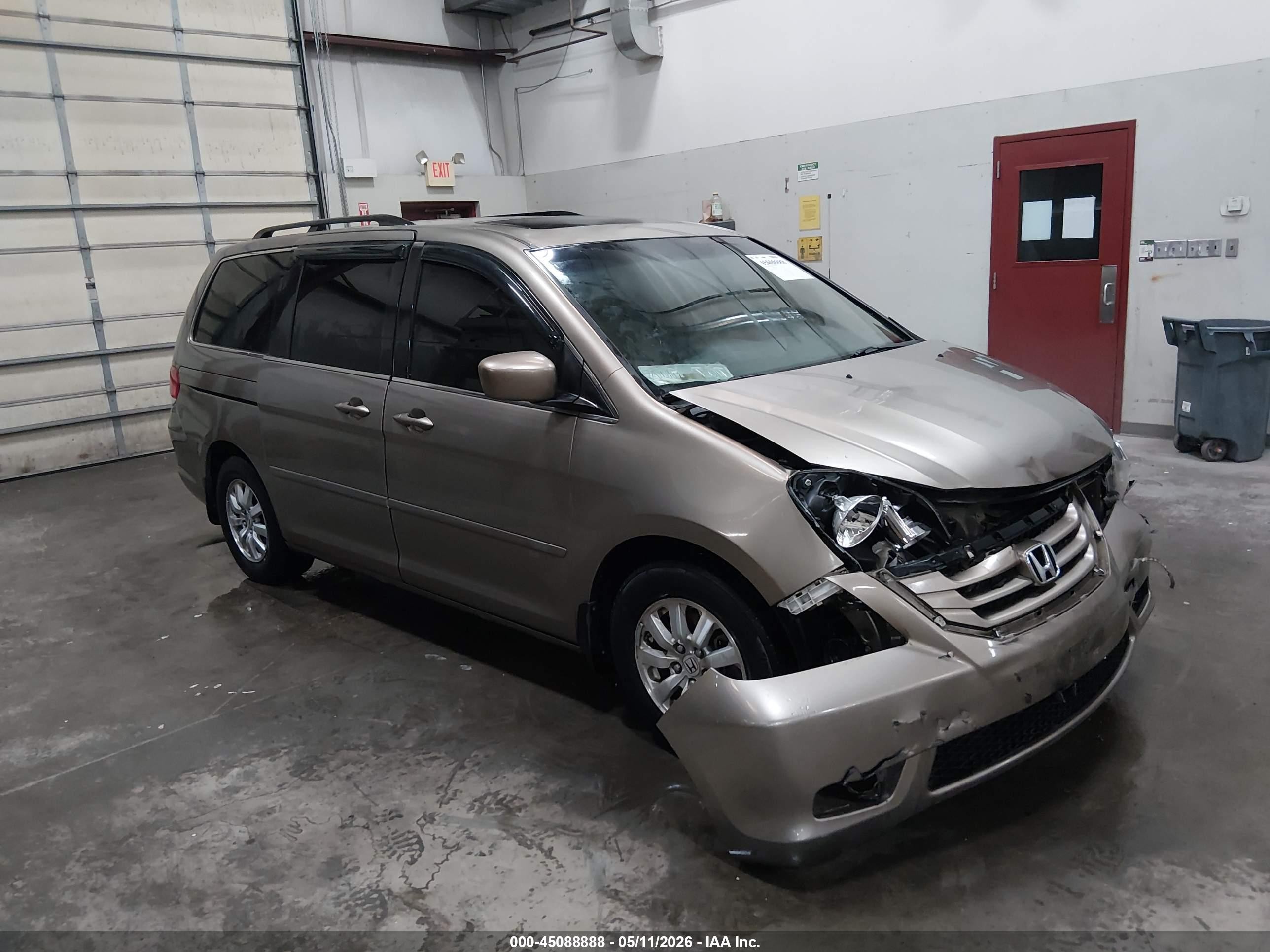 2009 Honda Odyssey Ex-l Gold vin: 5FNRL387X9B407243
