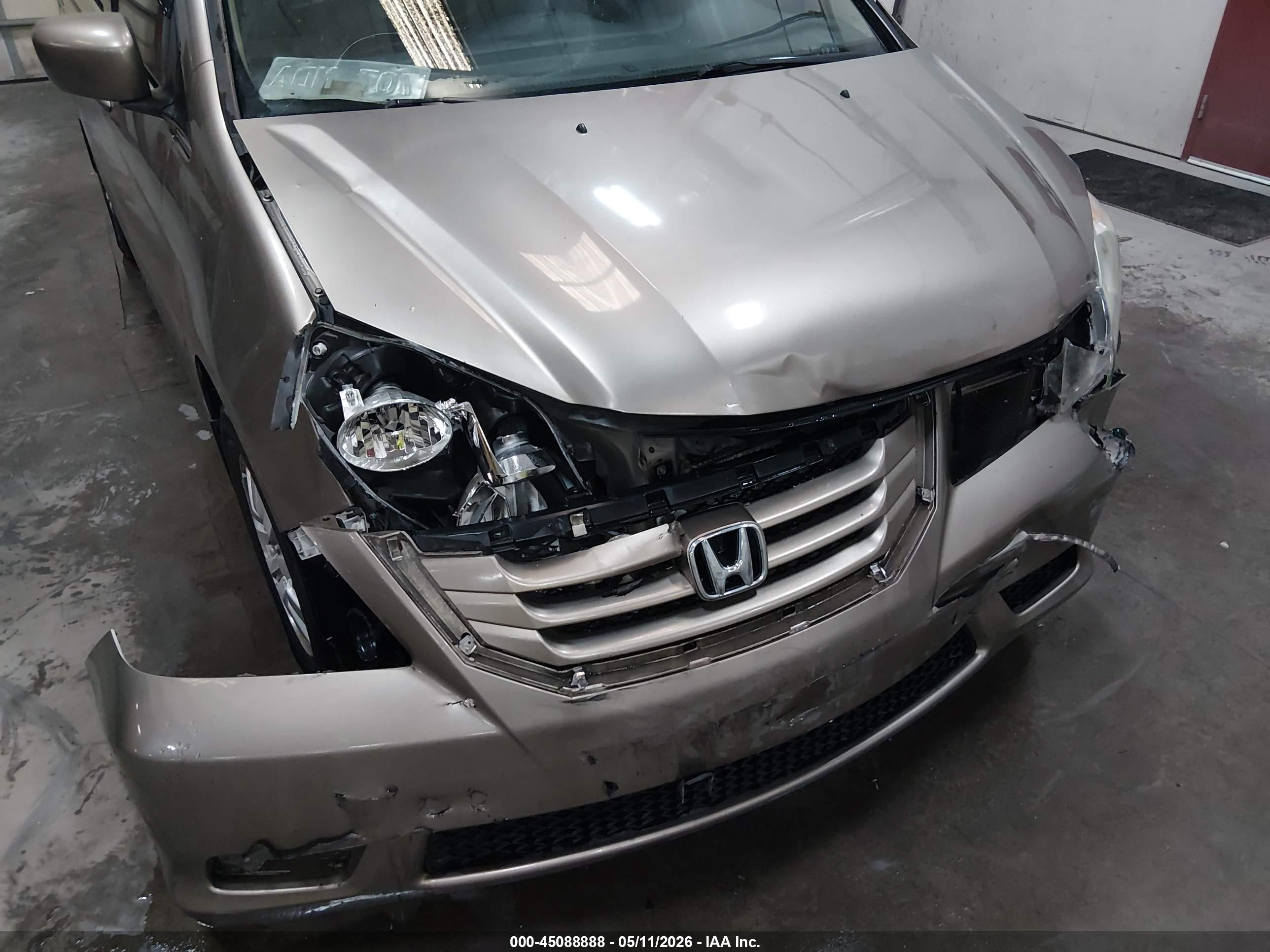 2009 Honda Odyssey Ex-l Gold vin: 5FNRL387X9B407243