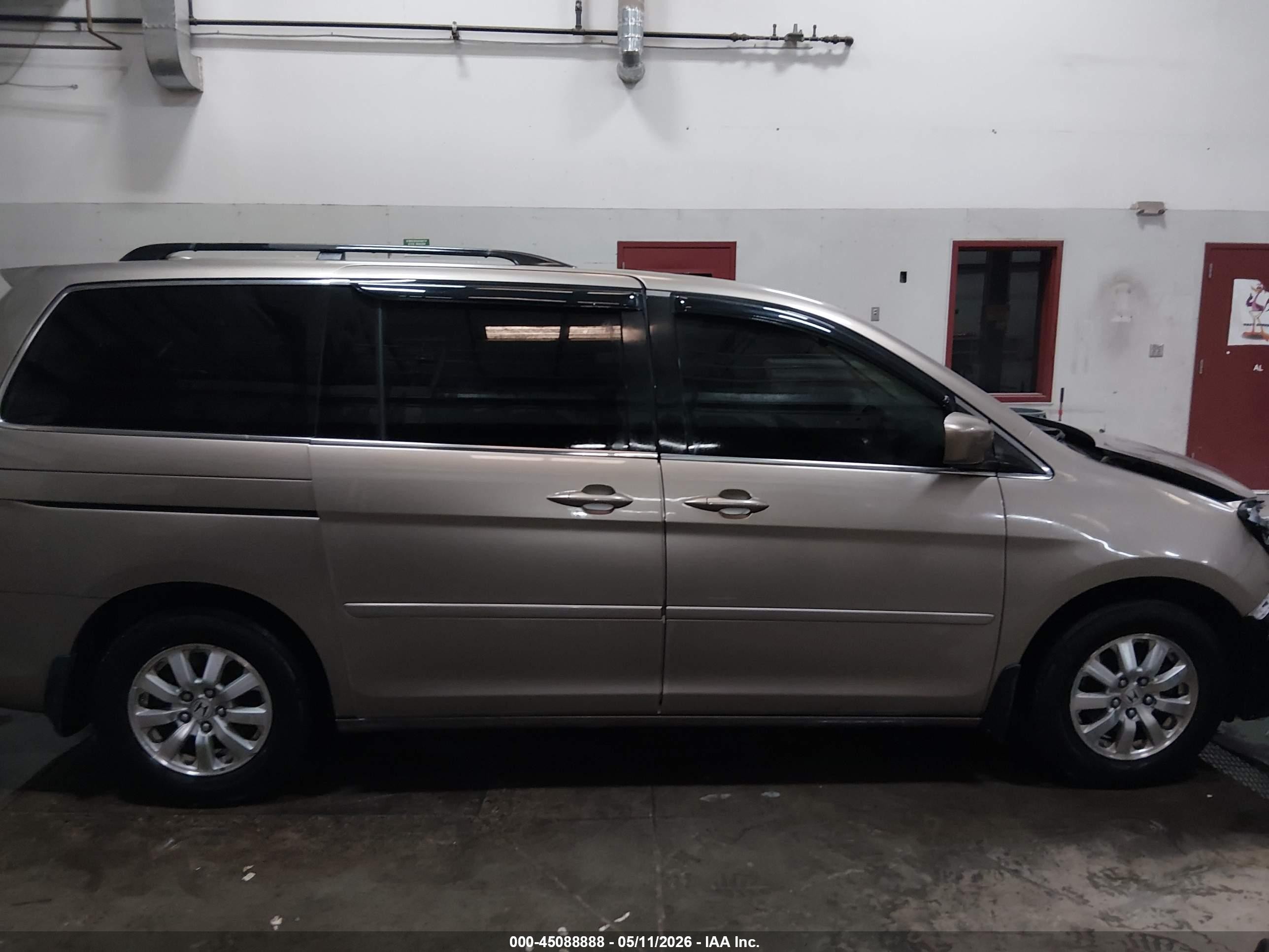 2009 Honda Odyssey Ex-l Gold vin: 5FNRL387X9B407243